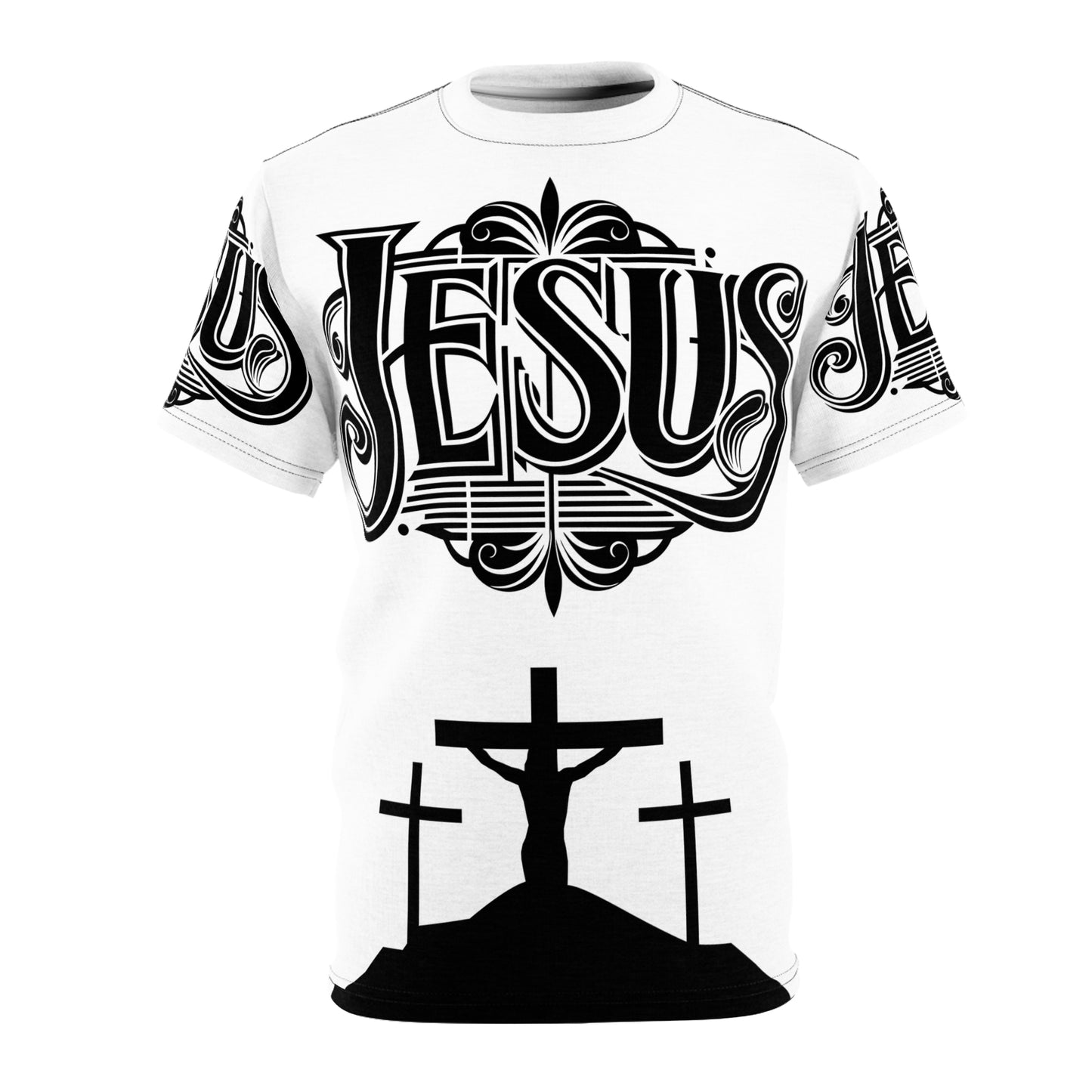 Inspirational Jesus Graphic Tee - Unisex Cut & Sew Design