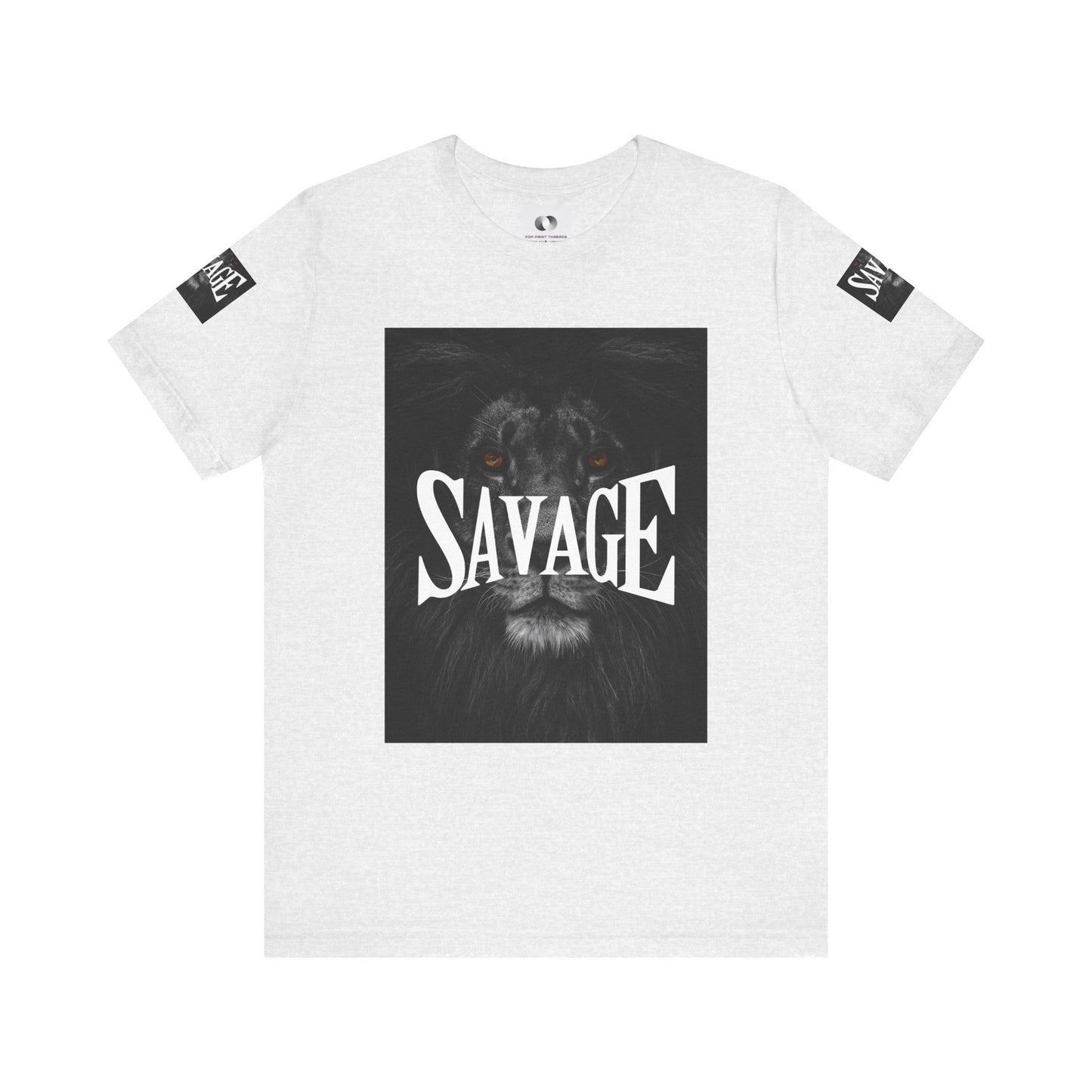 Savage Lion Graphic Tee - Unisex Short Sleeve Shirt