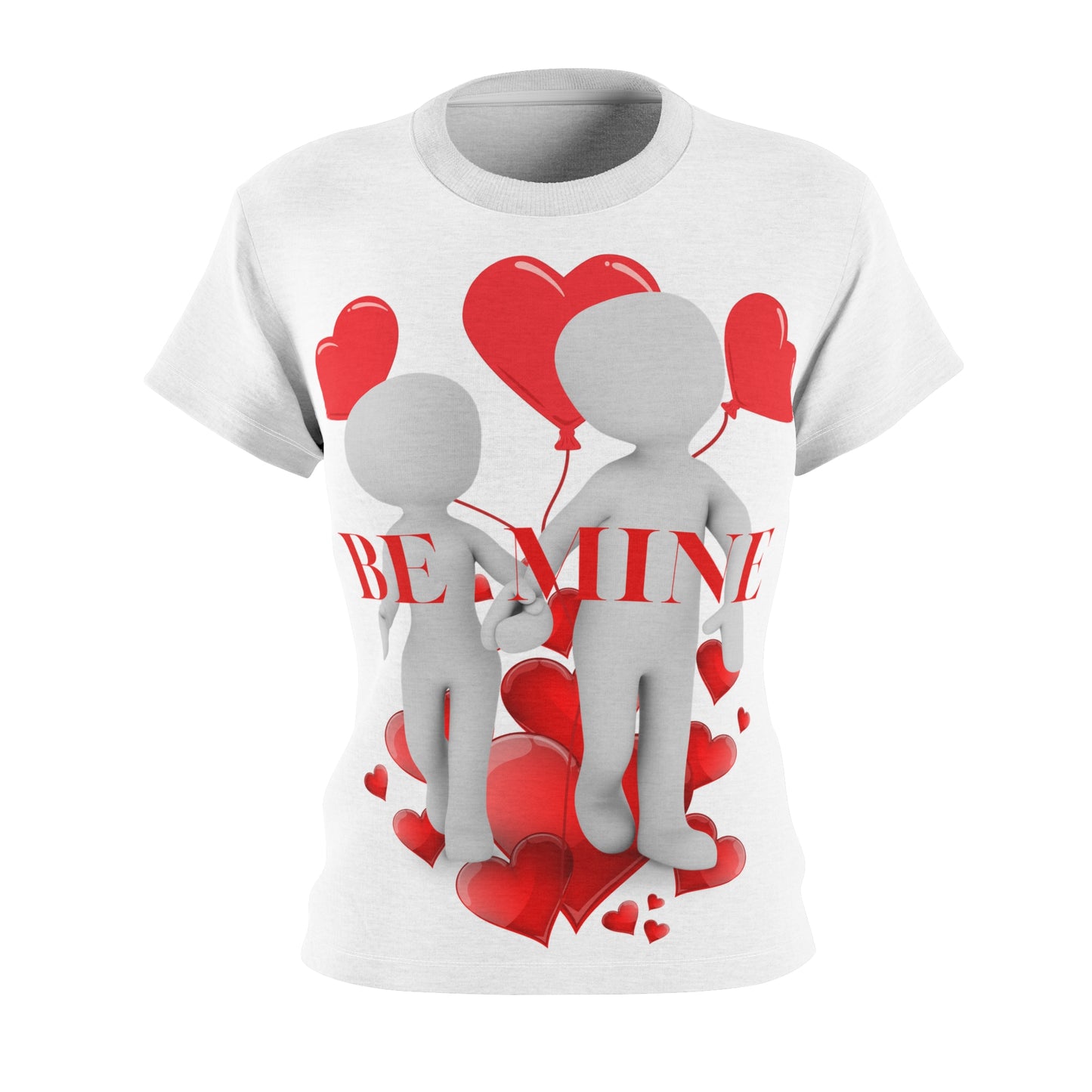 Valentine's Day Women's Love Tee - 'Be Mine' Heart Design