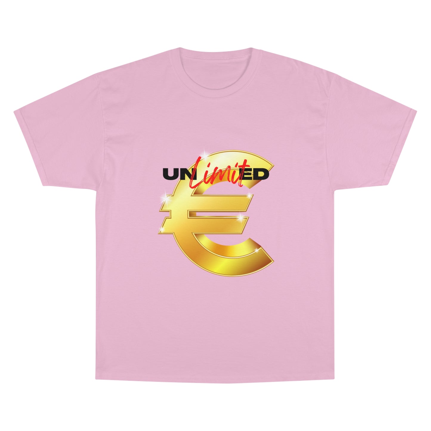 Unlimited Wealth Champion T-Shirt - Bold Euro Design for Trendsetters