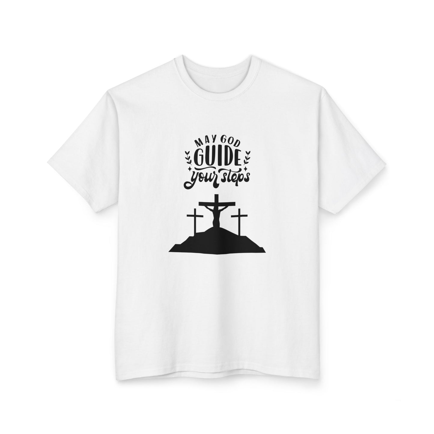 Inspiring Christian Tall T-Shirt - "May God Guide Your Steps"