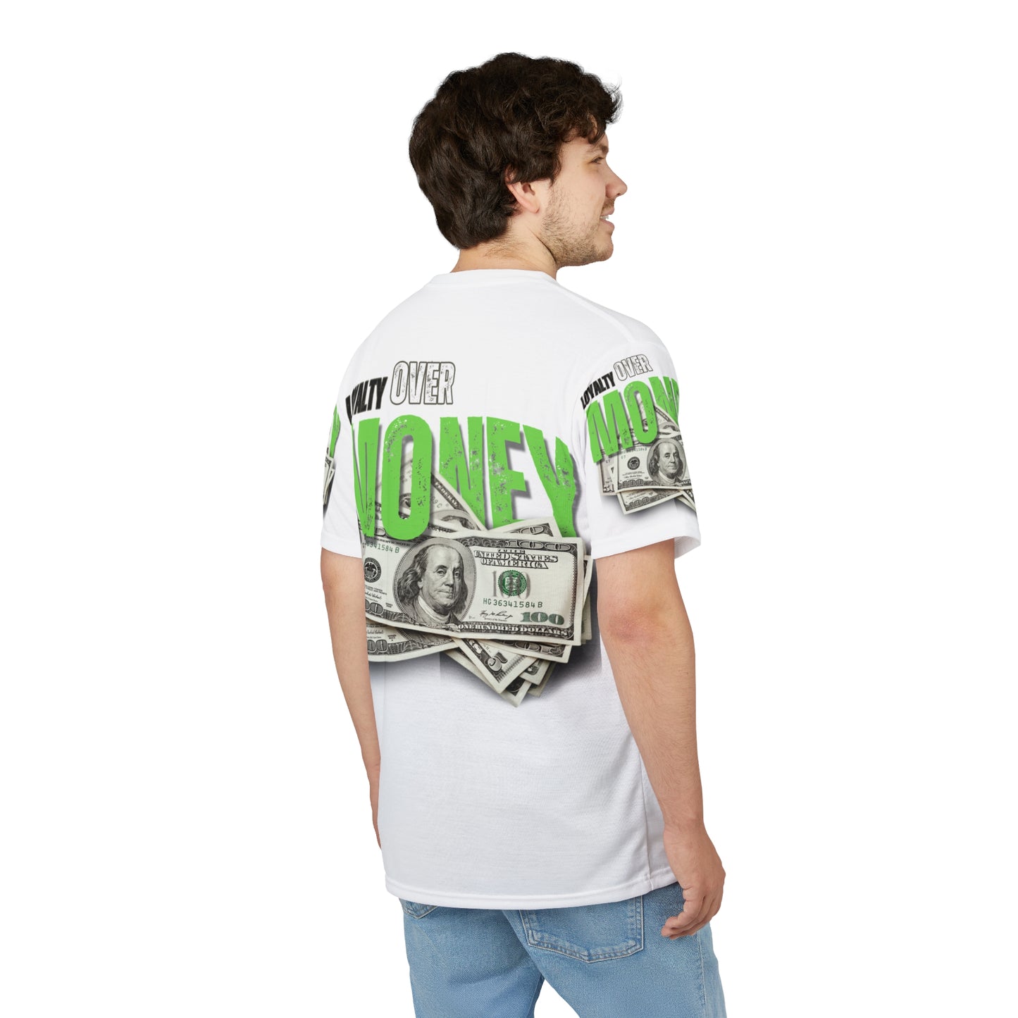 Loyalty Over Money Unisex Cut & Sew Tee - Stand Out Streetwear T-Shirt