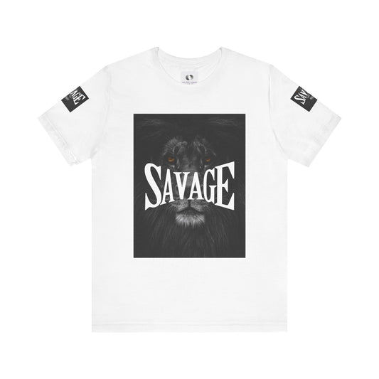 Savage Lion Graphic Tee - Unisex Short Sleeve Shirt