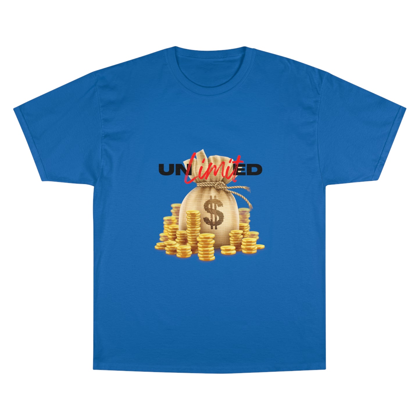 Unlimited Wealth Champion T-Shirt - Casual Gift for Money Lovers