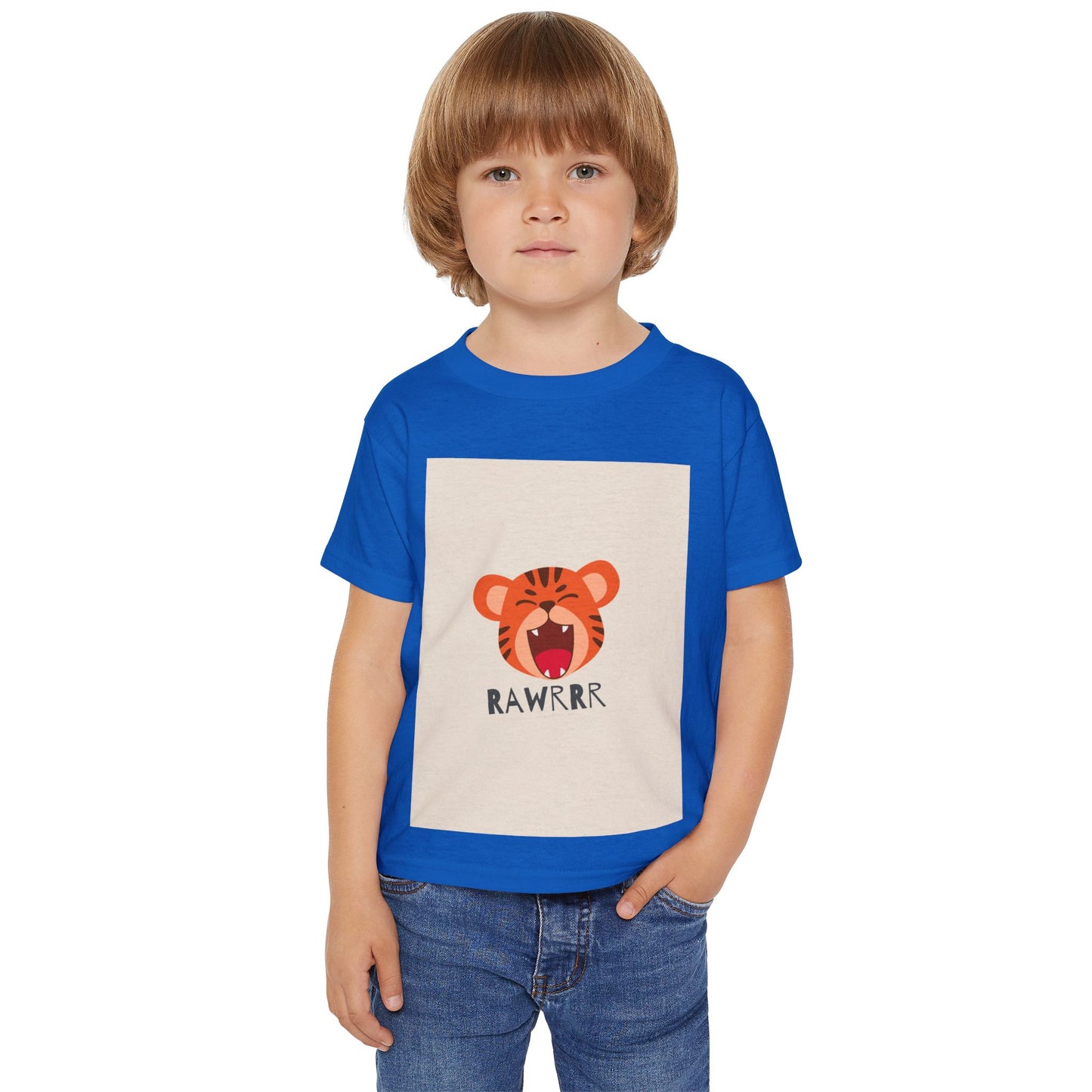 Cute Tiger RAWRRRR Toddler T-Shirt | Fun Kids Tee