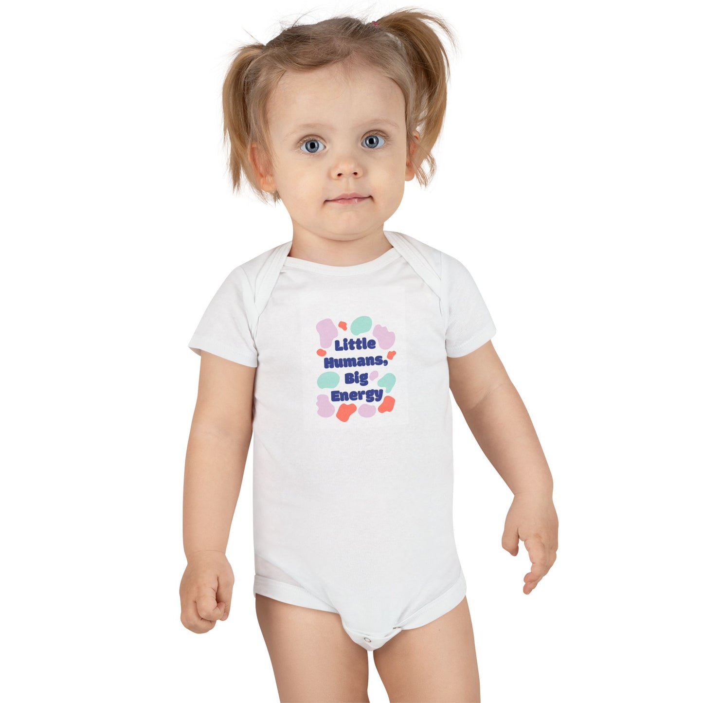 Fun Baby Onesie - 'Little Humans, Big Energy' Design