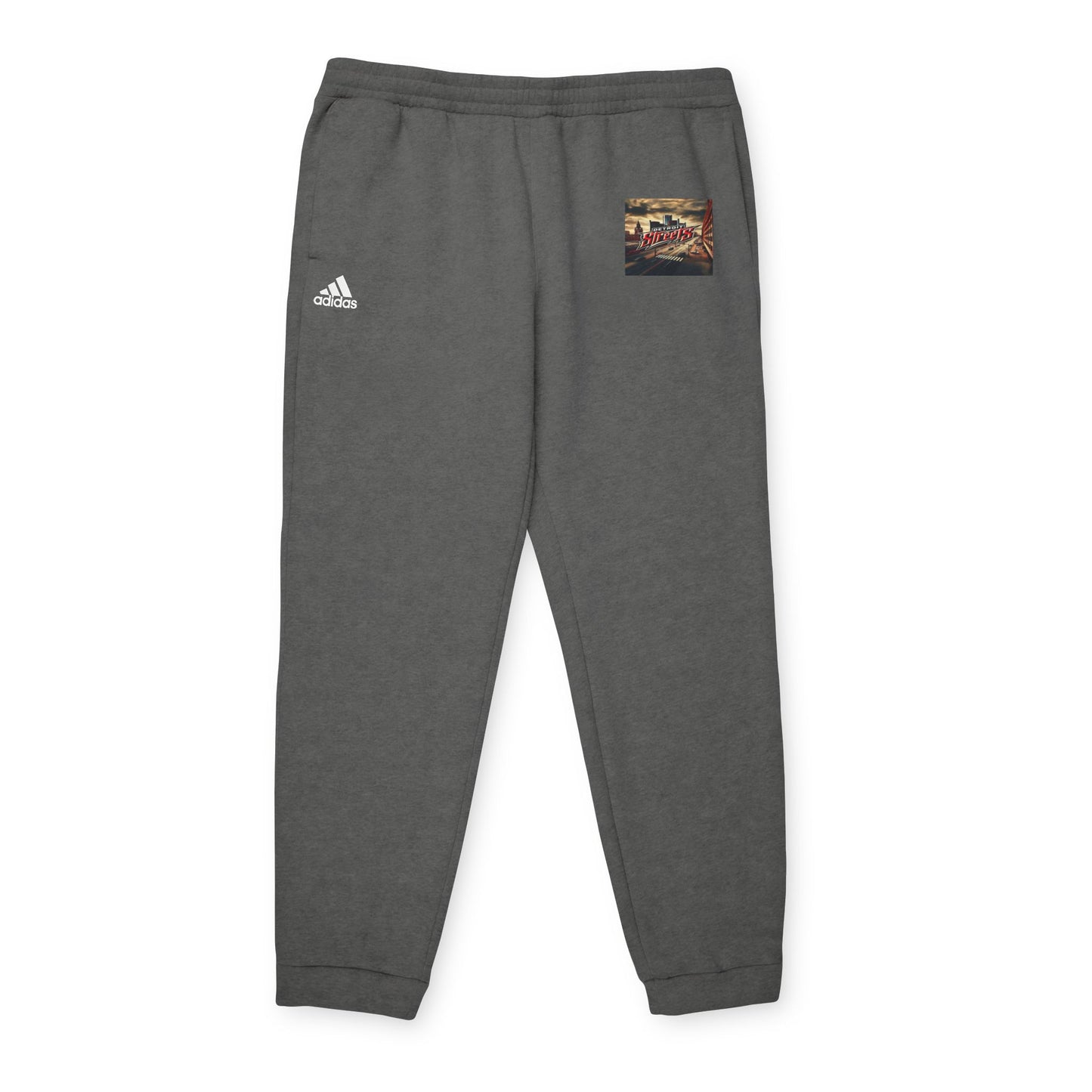 Detroit Streets Adidas Fleece Joggers for Comfort & Style - Perfect for Athleisure and Relaxation