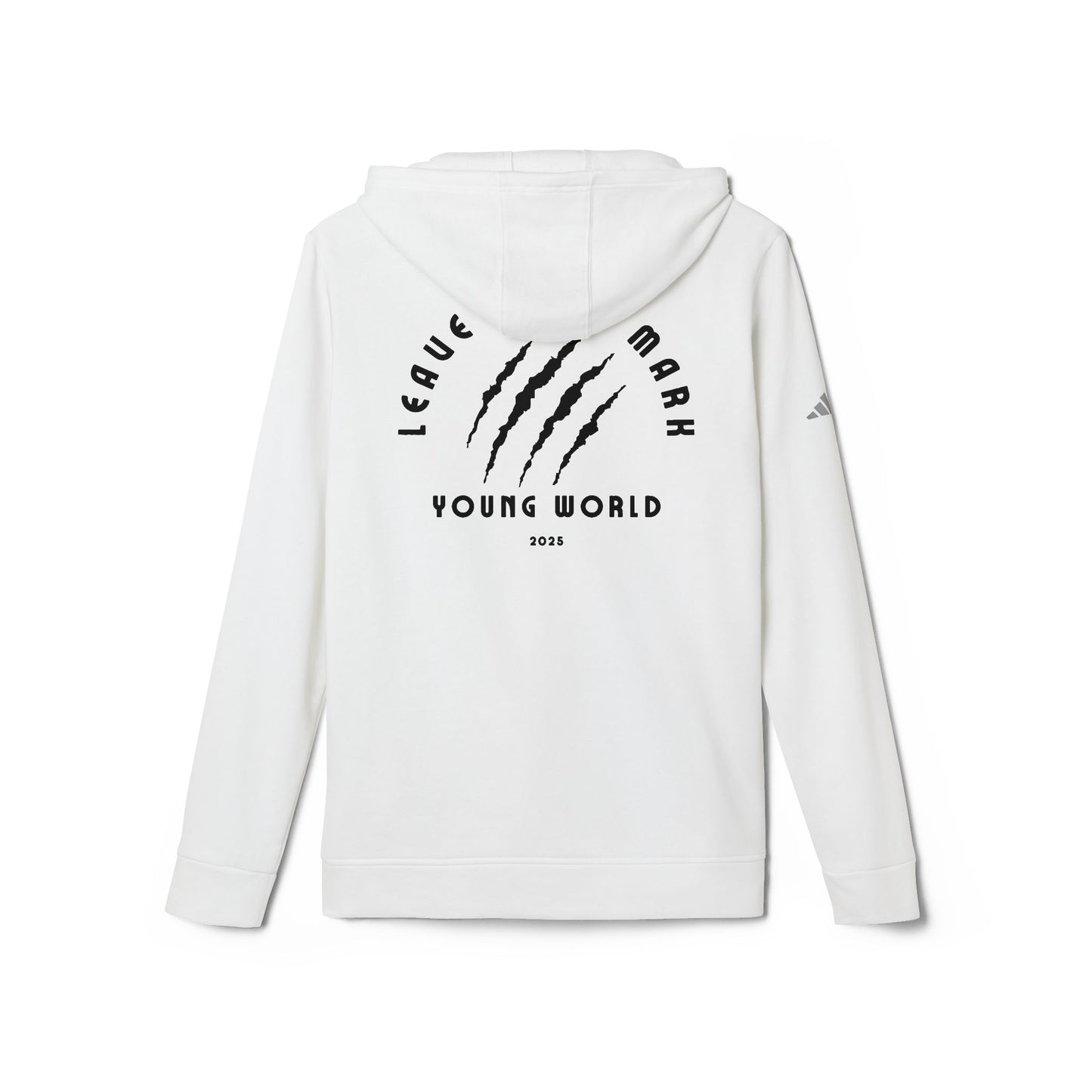 Adidas Unisex Fleece Hoodie - Leave Your Mark, Young World