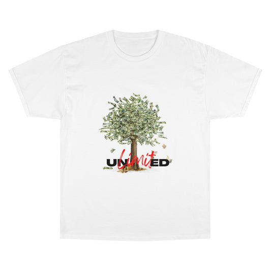 Champion T-Shirt - Unlimited Growth Tree Graphic