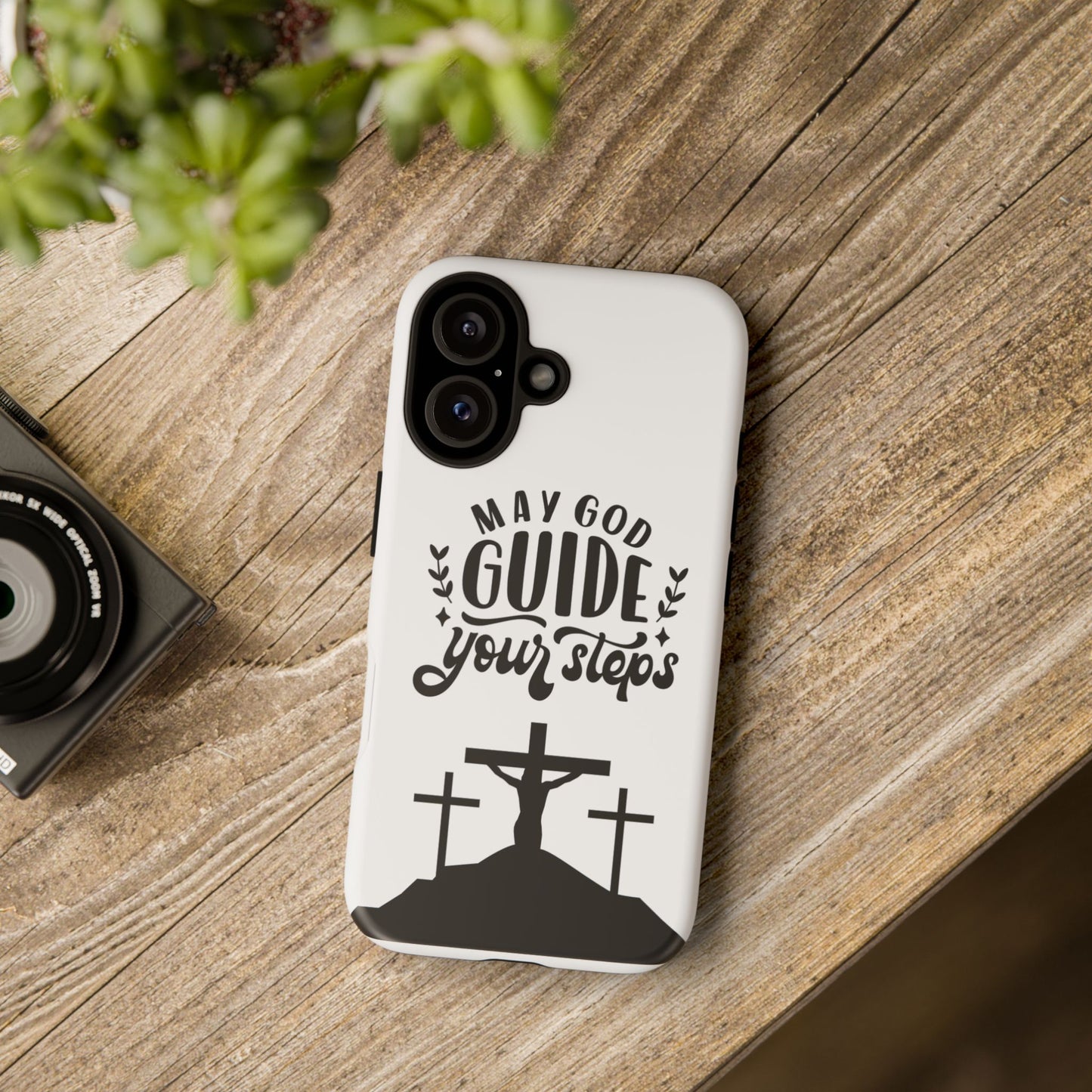 Inspirational Phone Case - "May God Guide Your Steps"