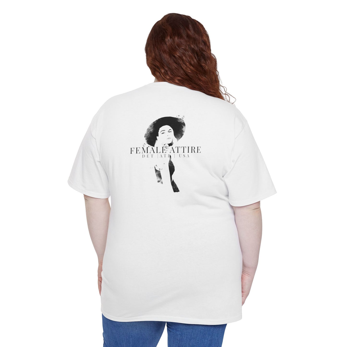 Empowering Female Attire Tall T-Shirt - Bold Statement Tee for Women