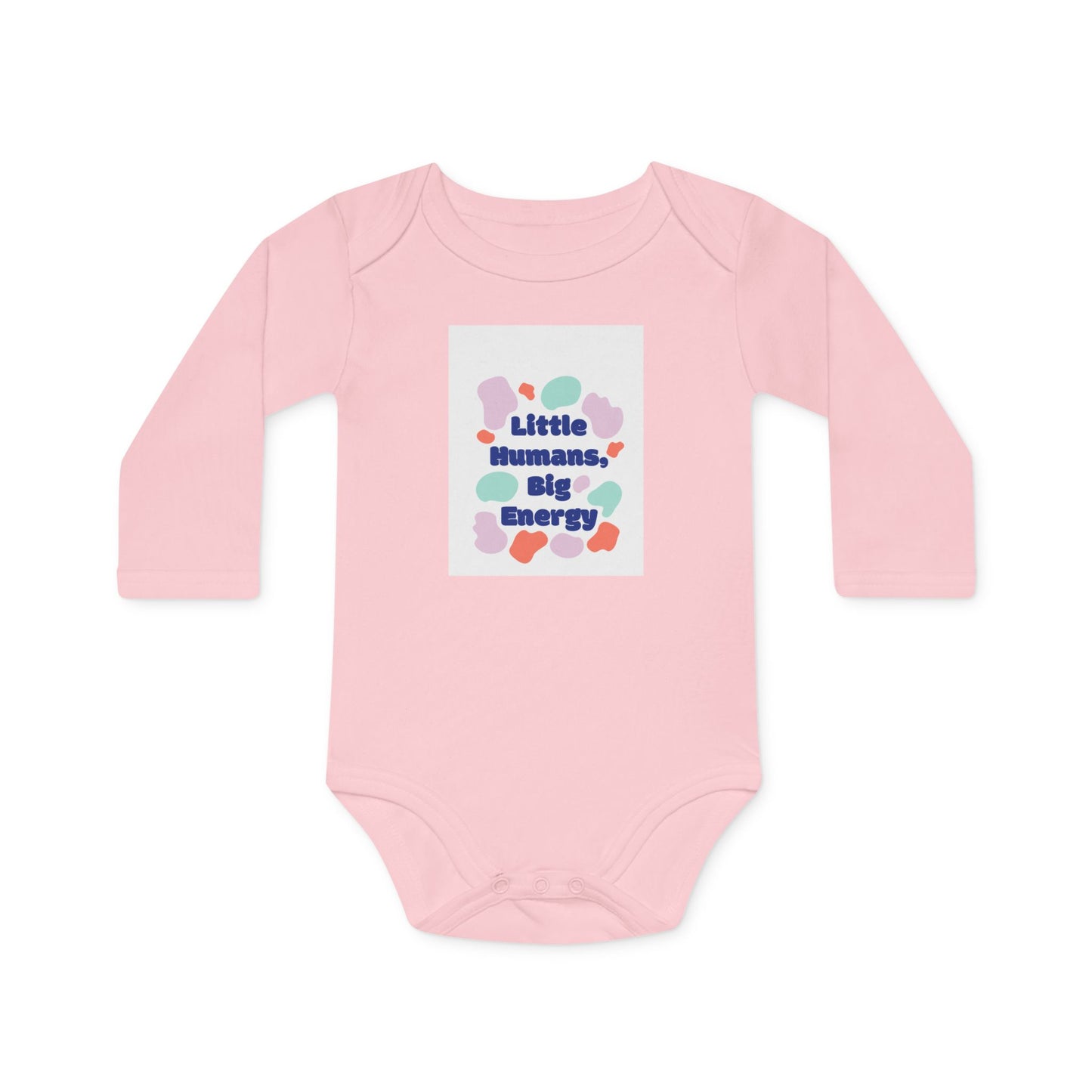 Cute Baby Bodysuit - "Little Humans, Big Energy"