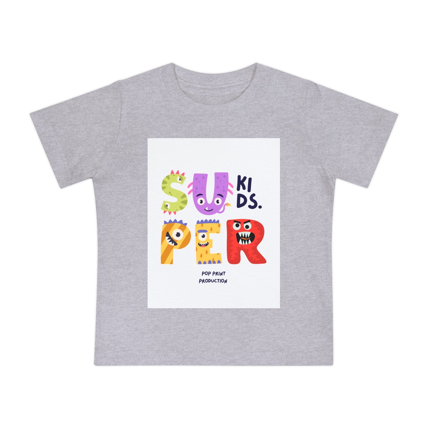 Super Kids Short Sleeve T-Shirt - Fun & Colorful Baby Tee