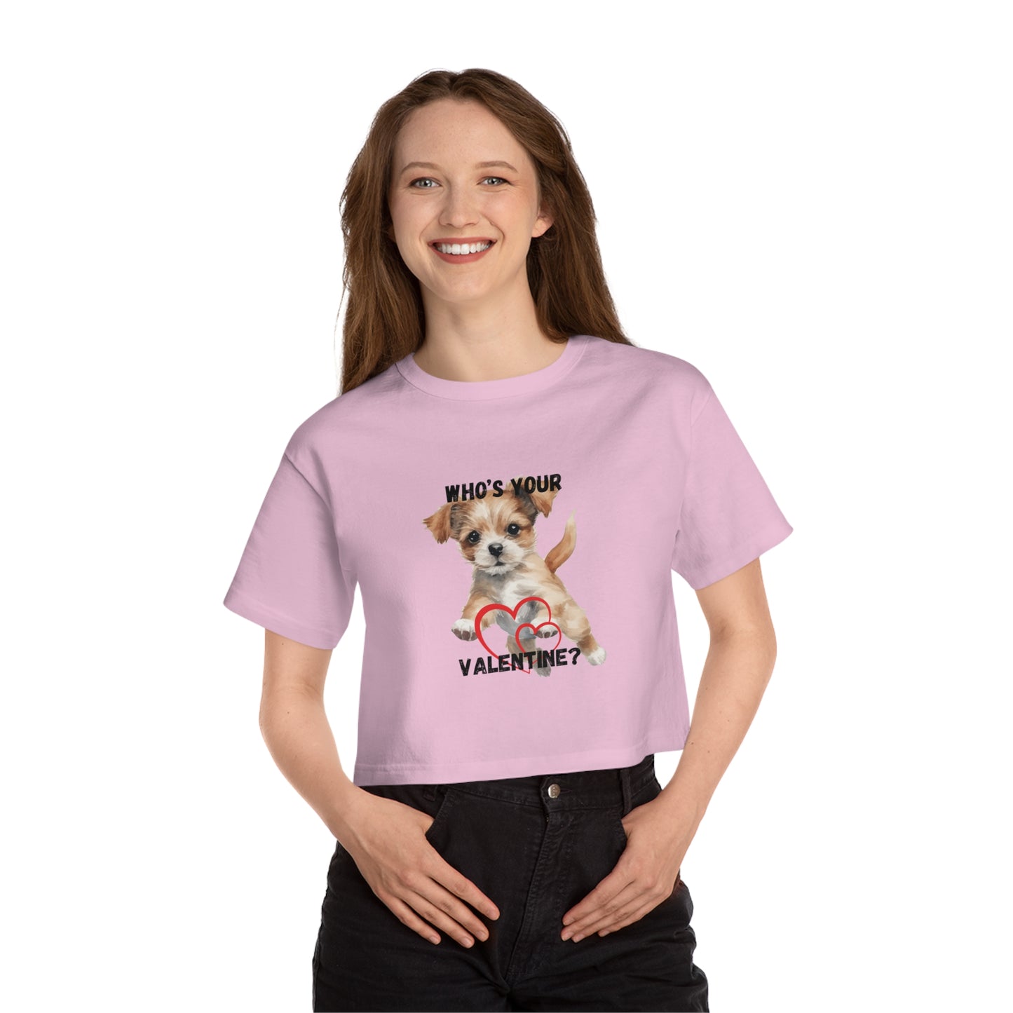 Valentine Champion Women's Heritage Cropped T-Shirt