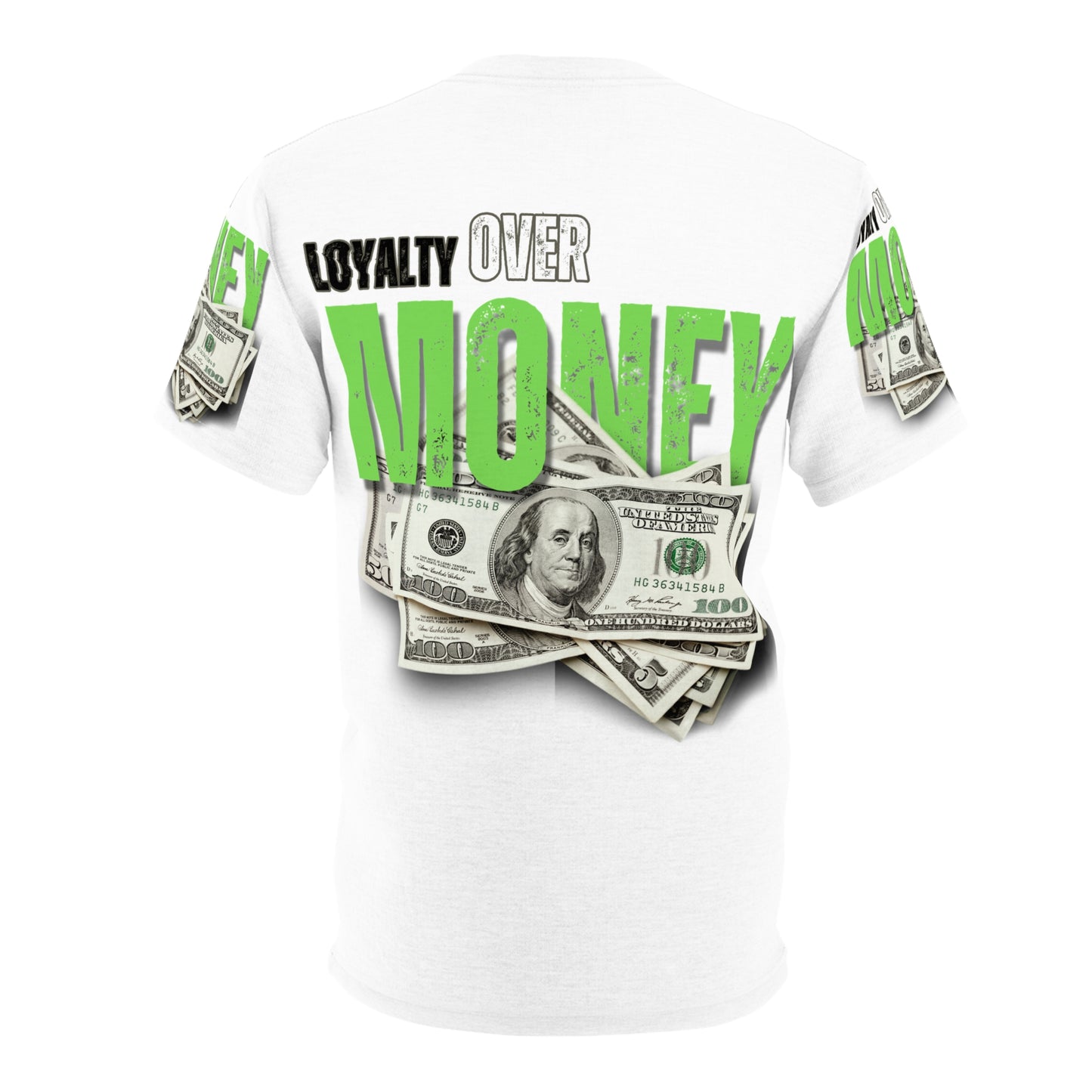 Loyalty Over Money Unisex Cut & Sew Tee - Stand Out Streetwear T-Shirt