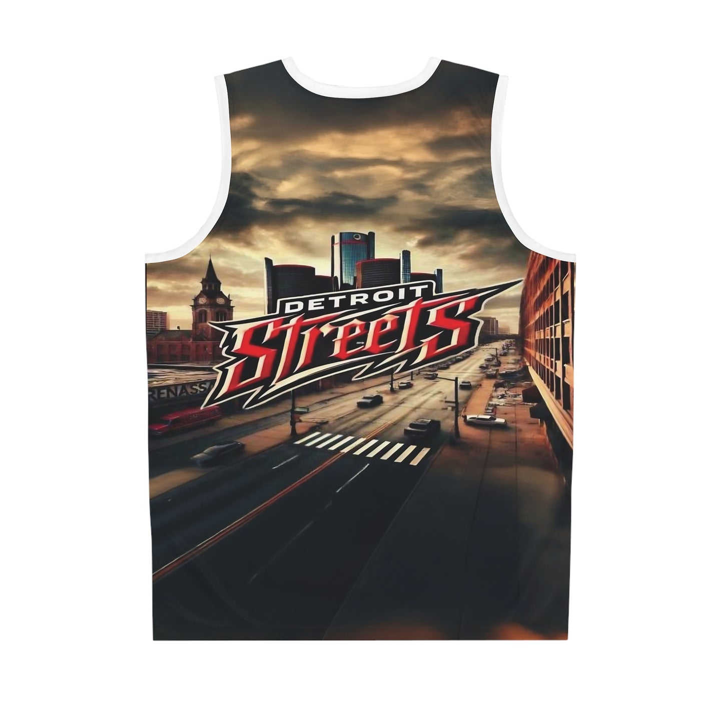 Detroit Streets Basketball Jersey | Urban Style Sportswear | Game Day Apparel