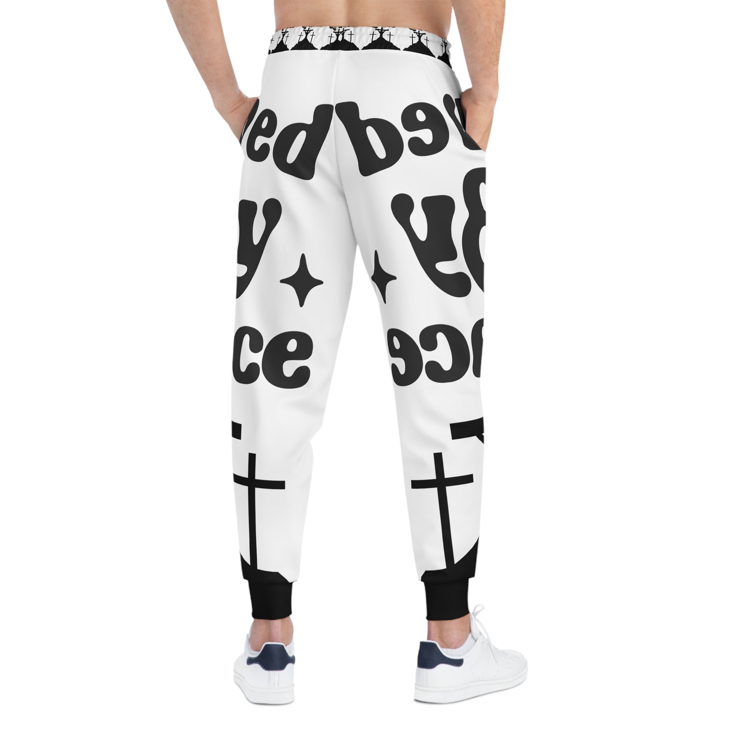 Saved By Grace Athletic Joggers (AOP)