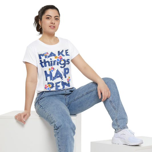 Make Things Happen Short Sleeve Shirt (AOP)