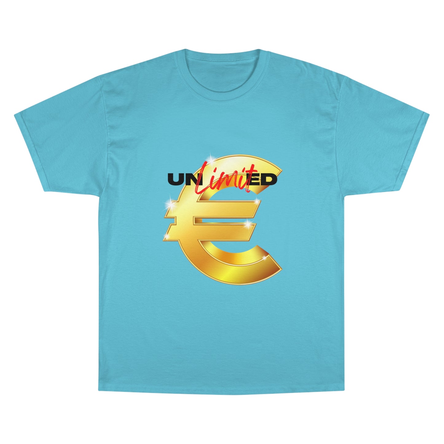 Unlimited Wealth Champion T-Shirt - Bold Euro Design for Trendsetters