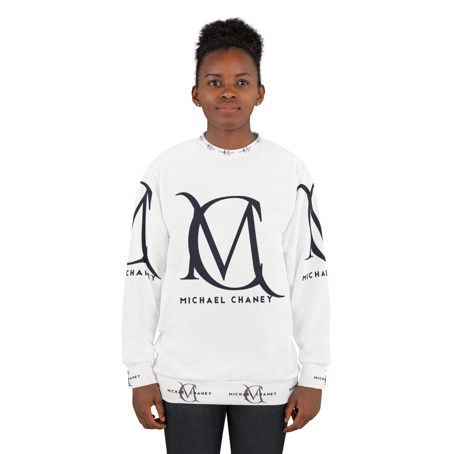 Stylish Unisex Sweatshirt with Michael Chaney Logo - Perfect for Casual Wear