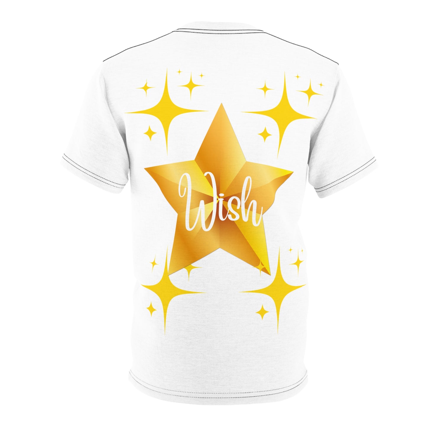 Golden Star Wish Unisex Tee - Inspirational Design