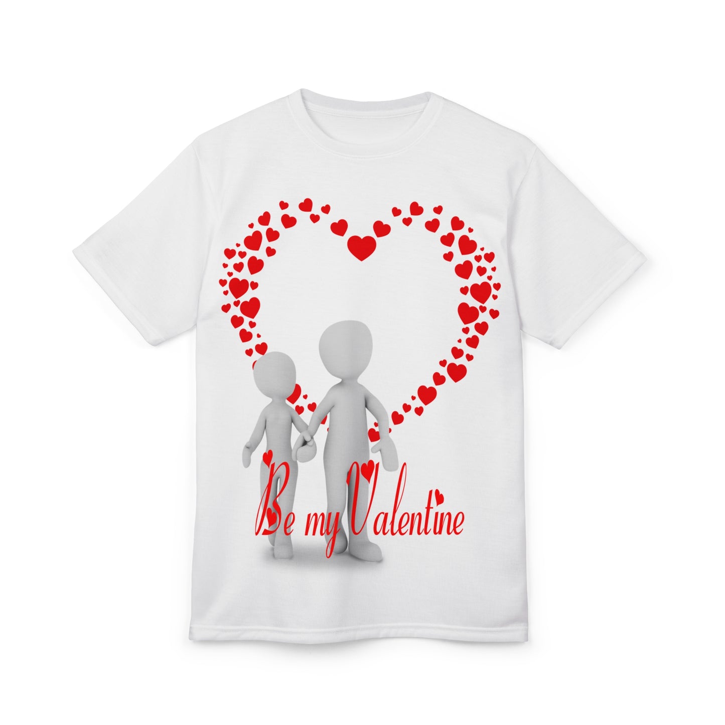 Valentine's Day Unisex Tee - 'Be My Valentine' Heart Design