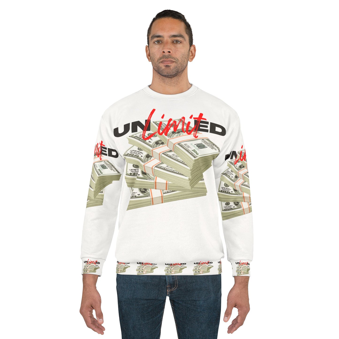 Unlimited Cash Unisex Sweatshirt - Trendy and Stylish