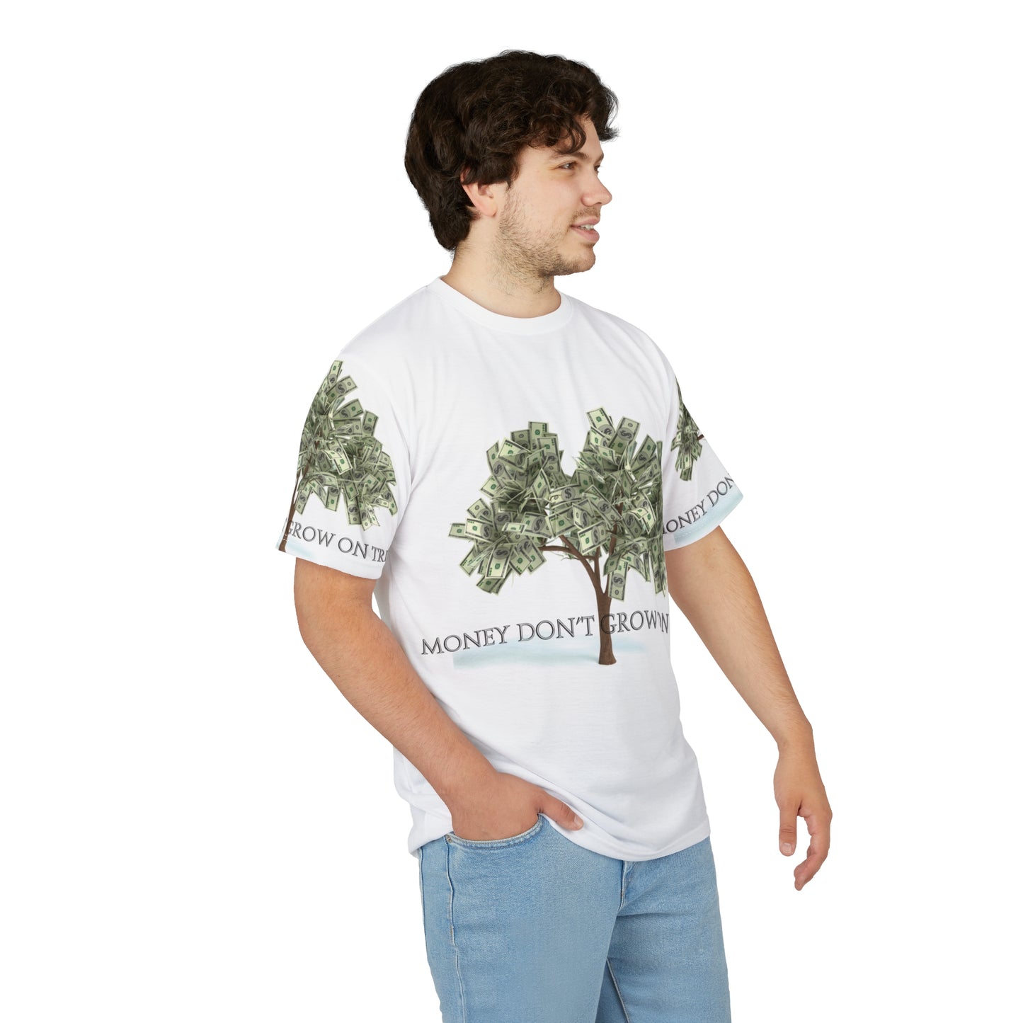 Money Don't Grow on Trees Unisex Tee - Fun & Playful Graphic T-Shirt