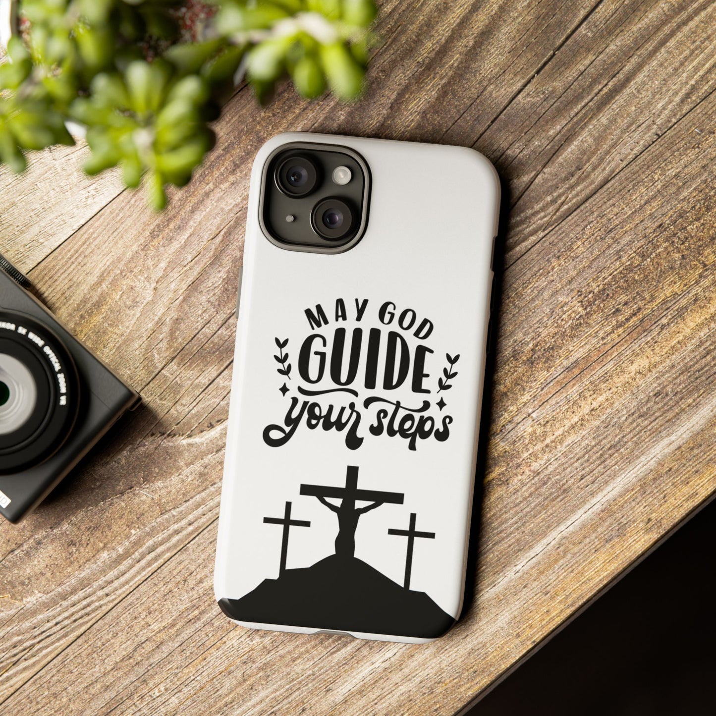 Inspirational Phone Case - "May God Guide Your Steps"