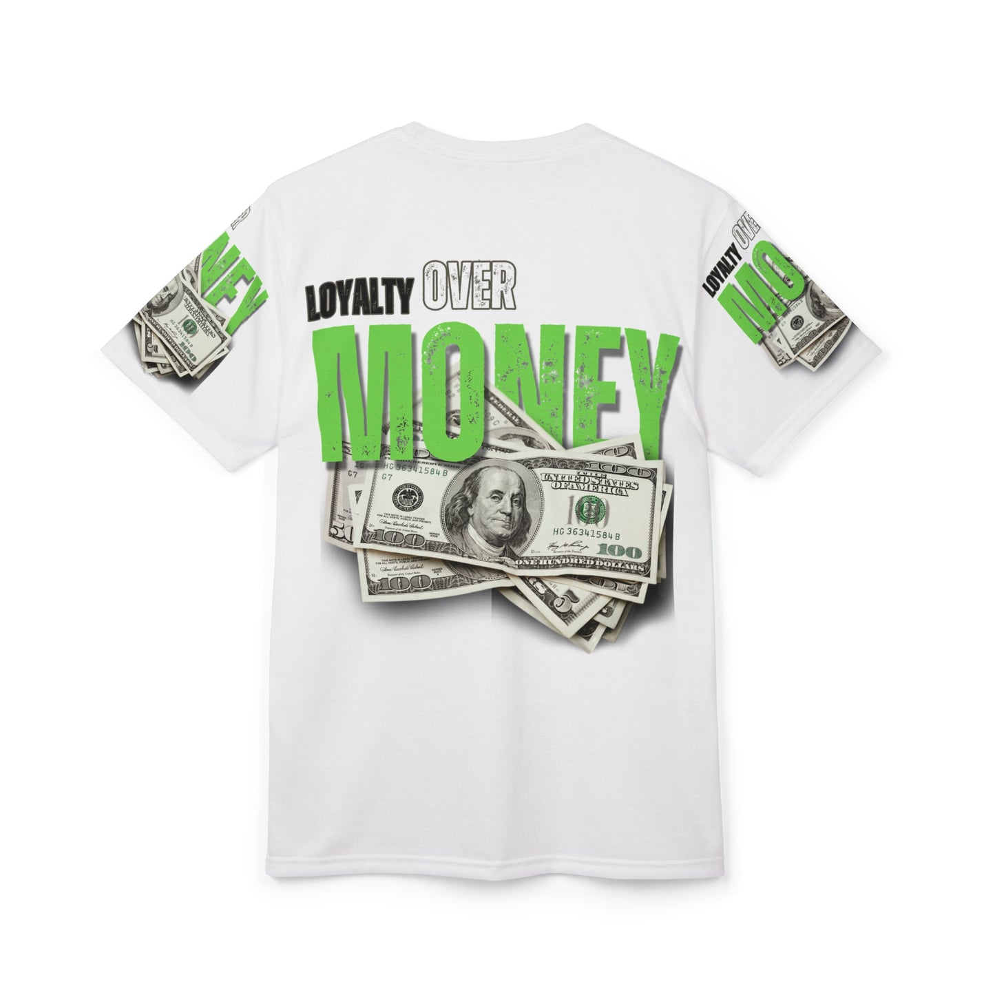 Loyalty Over Money Unisex Cut & Sew Tee - Stand Out Streetwear T-Shirt