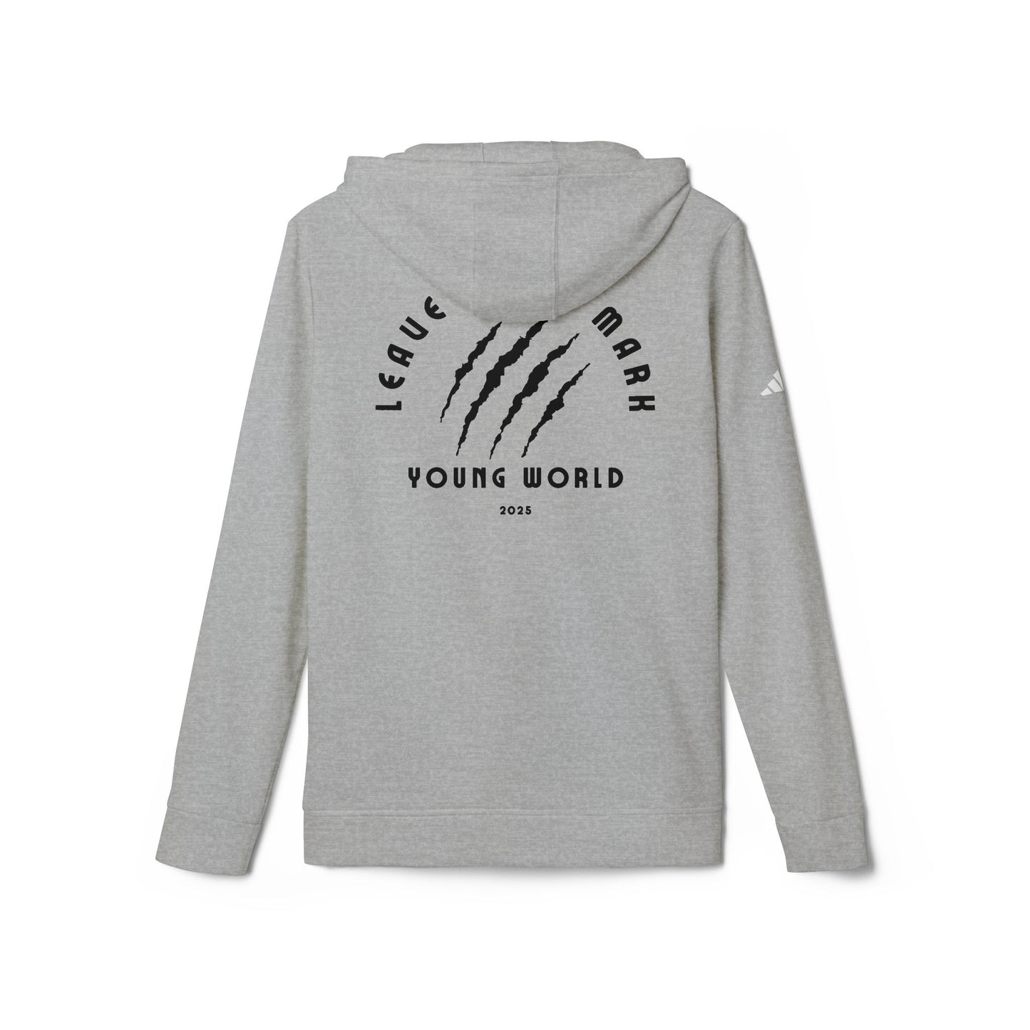 Adidas Unisex Fleece Hoodie - Leave Your Mark, Young World