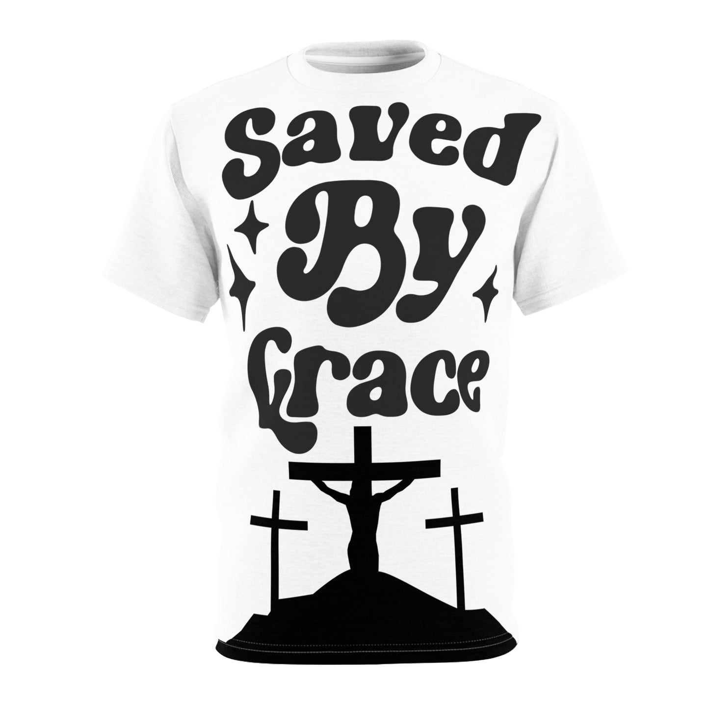 Saved By Grace Unisex Tee - Inspirational Christian T-Shirt