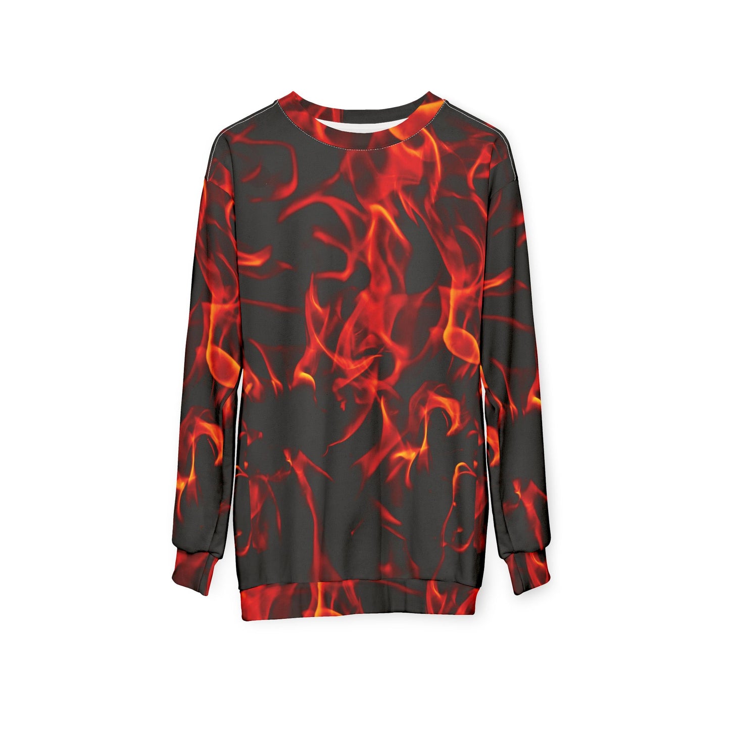 Fire Flames Unisex Sweatshirt - Bold & Stylish Statement Piece