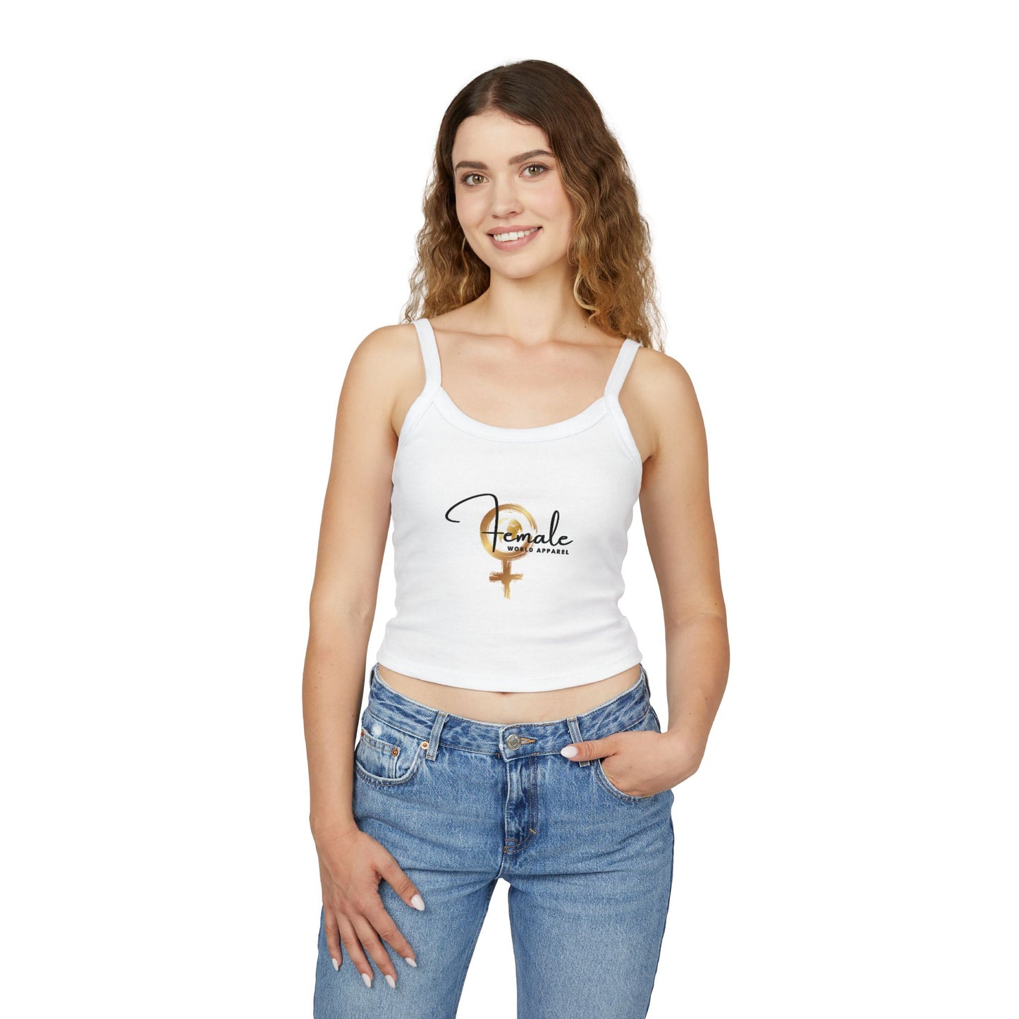 Empowerment Female Graphic Spaghetti Strap Tank Top