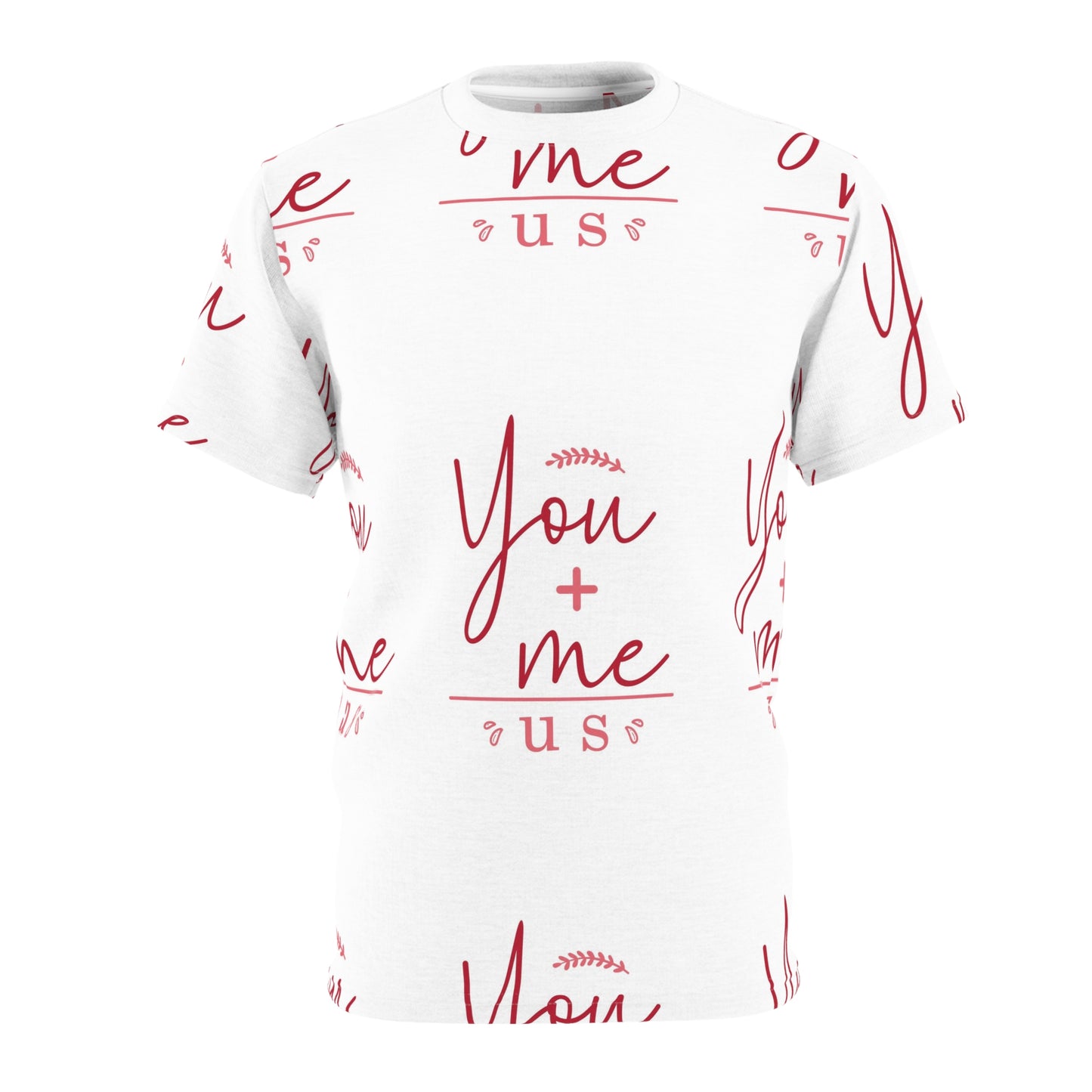 You + Me Unisex Sewn Tee - Romantic Couples Shirt for Everyday Love