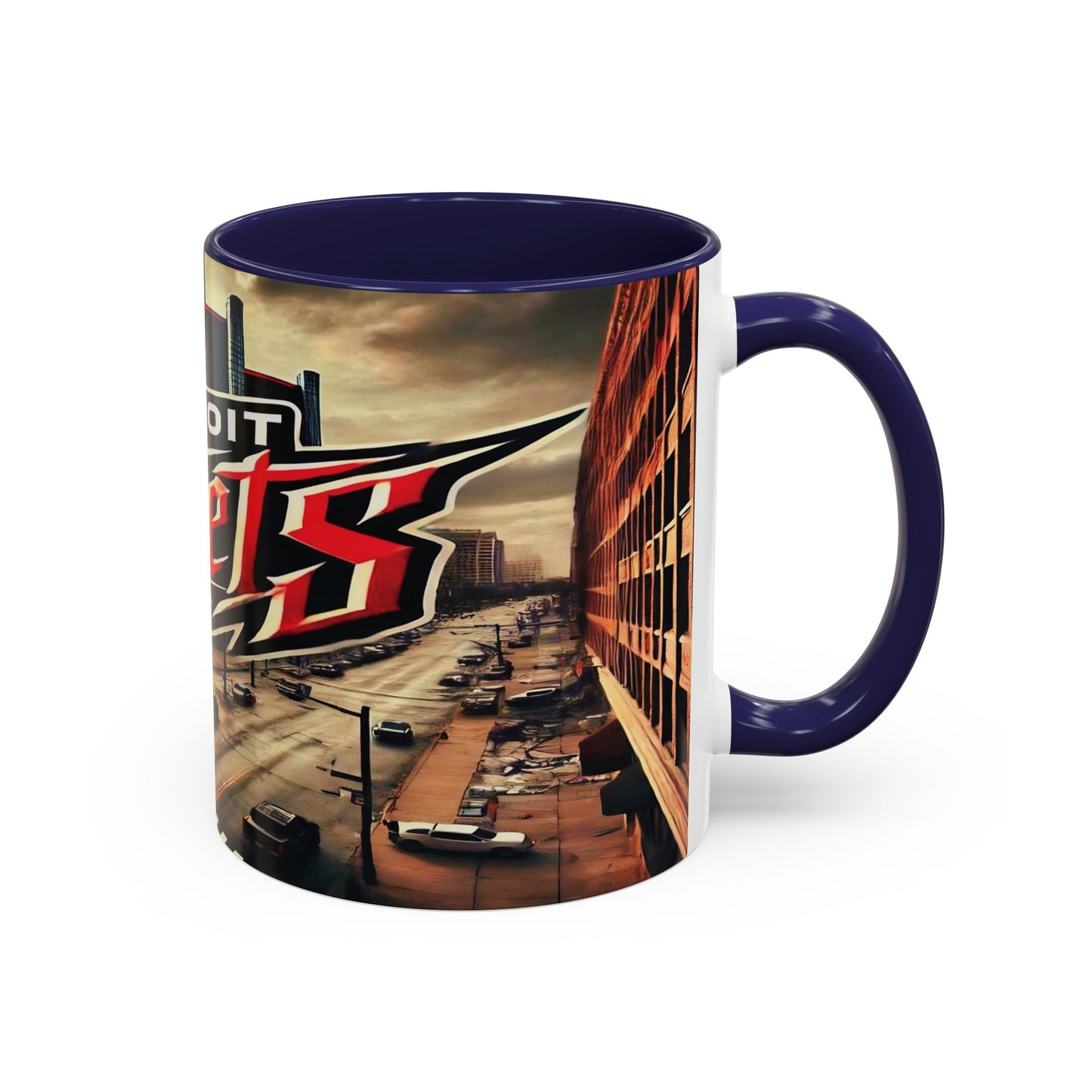 Detroit Streets Accent Coffee Mug - 11oz & 15oz, Urban Vibe