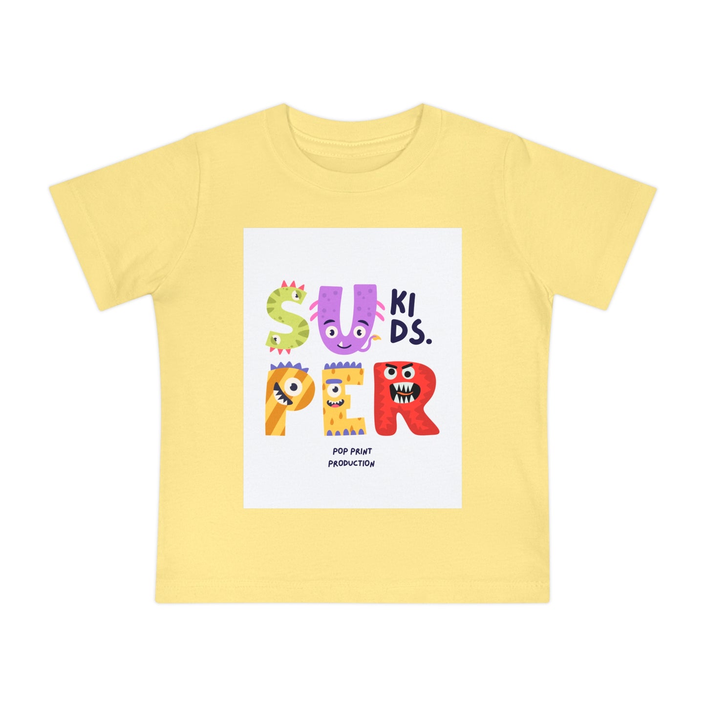 Super Kids Short Sleeve T-Shirt - Fun & Colorful Baby Tee