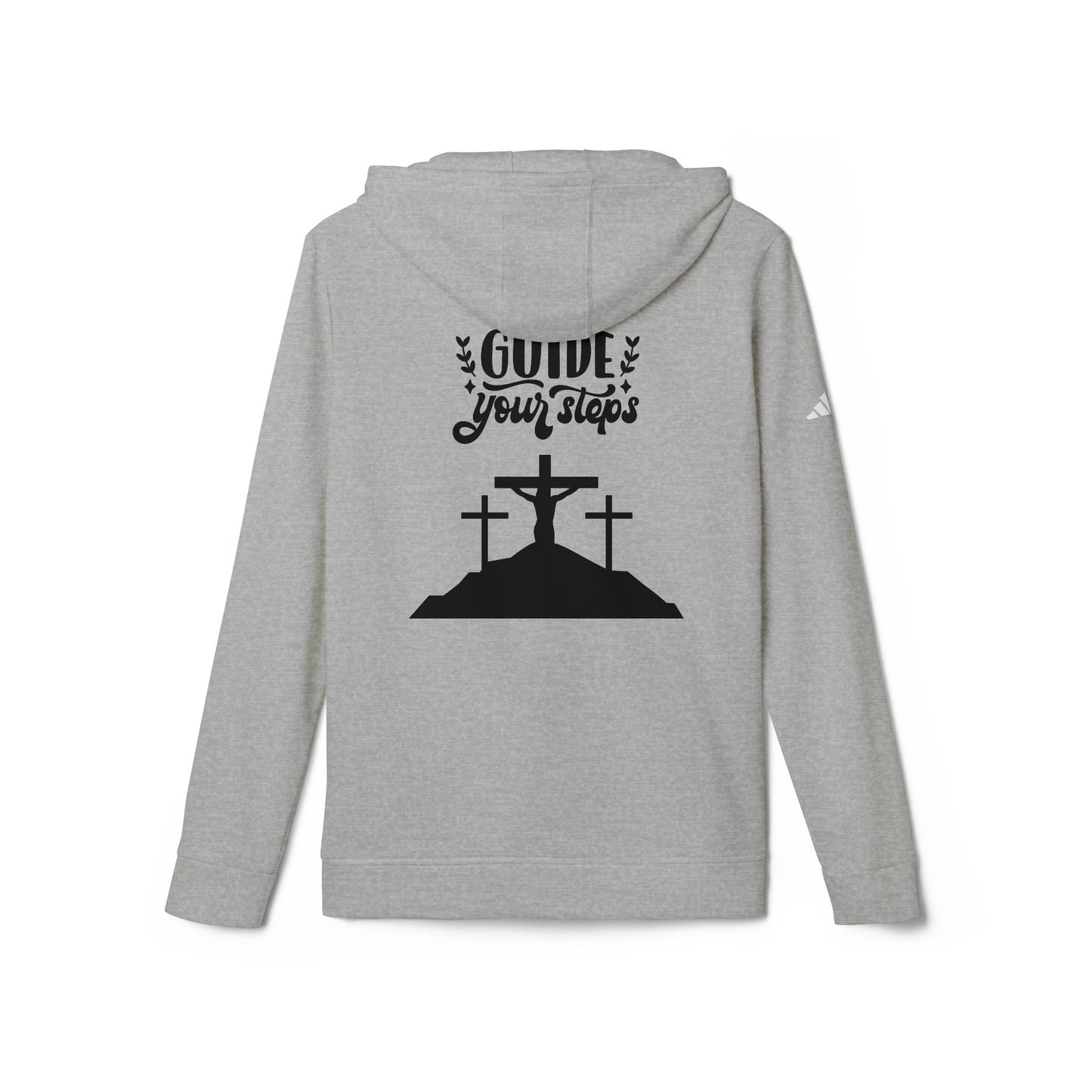 Inspirational Fleece Hoodie - "May God Guide Your Steps"