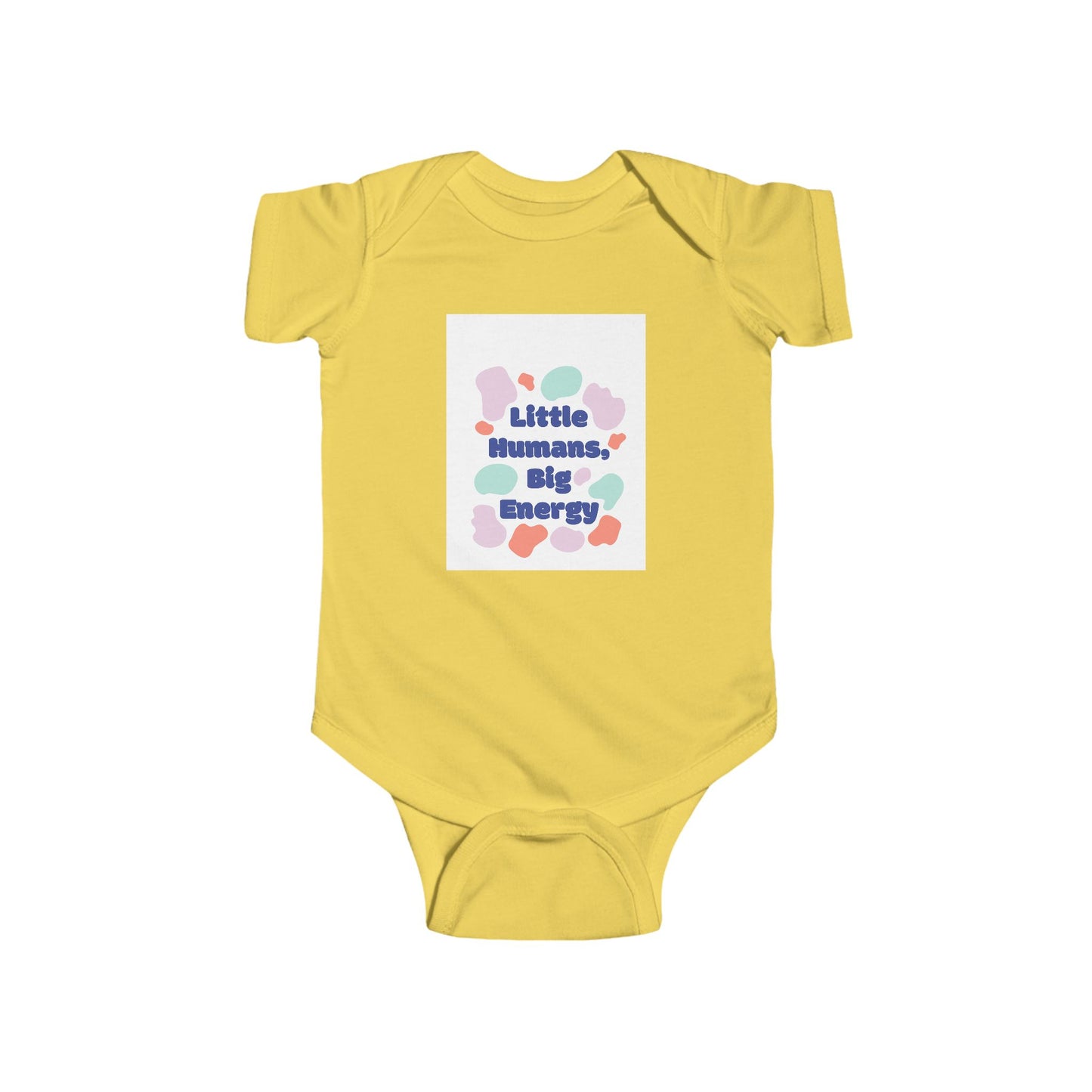 Adorable Infant Bodysuit - 'Little Humans, Big Energy'