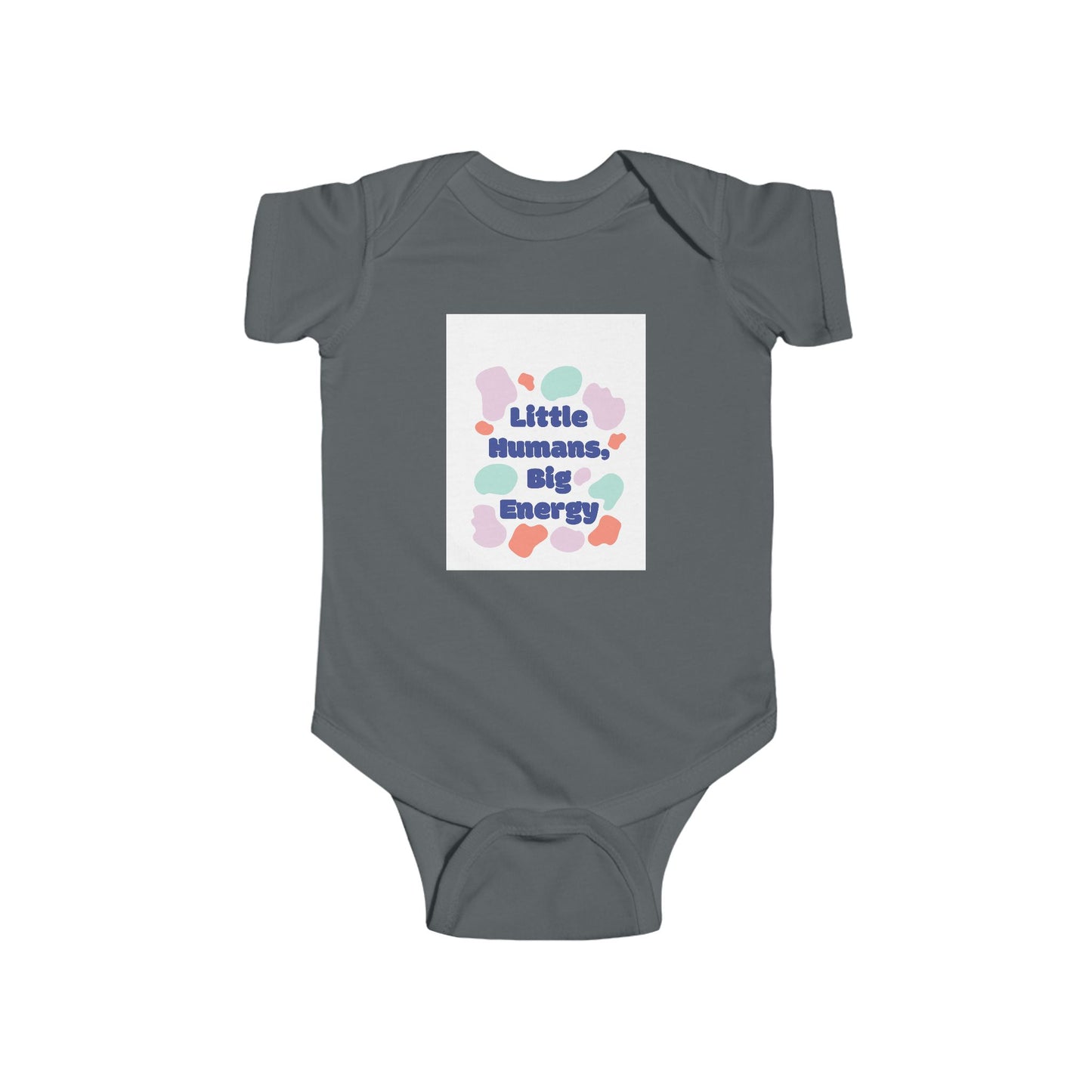 Adorable Infant Bodysuit - 'Little Humans, Big Energy'