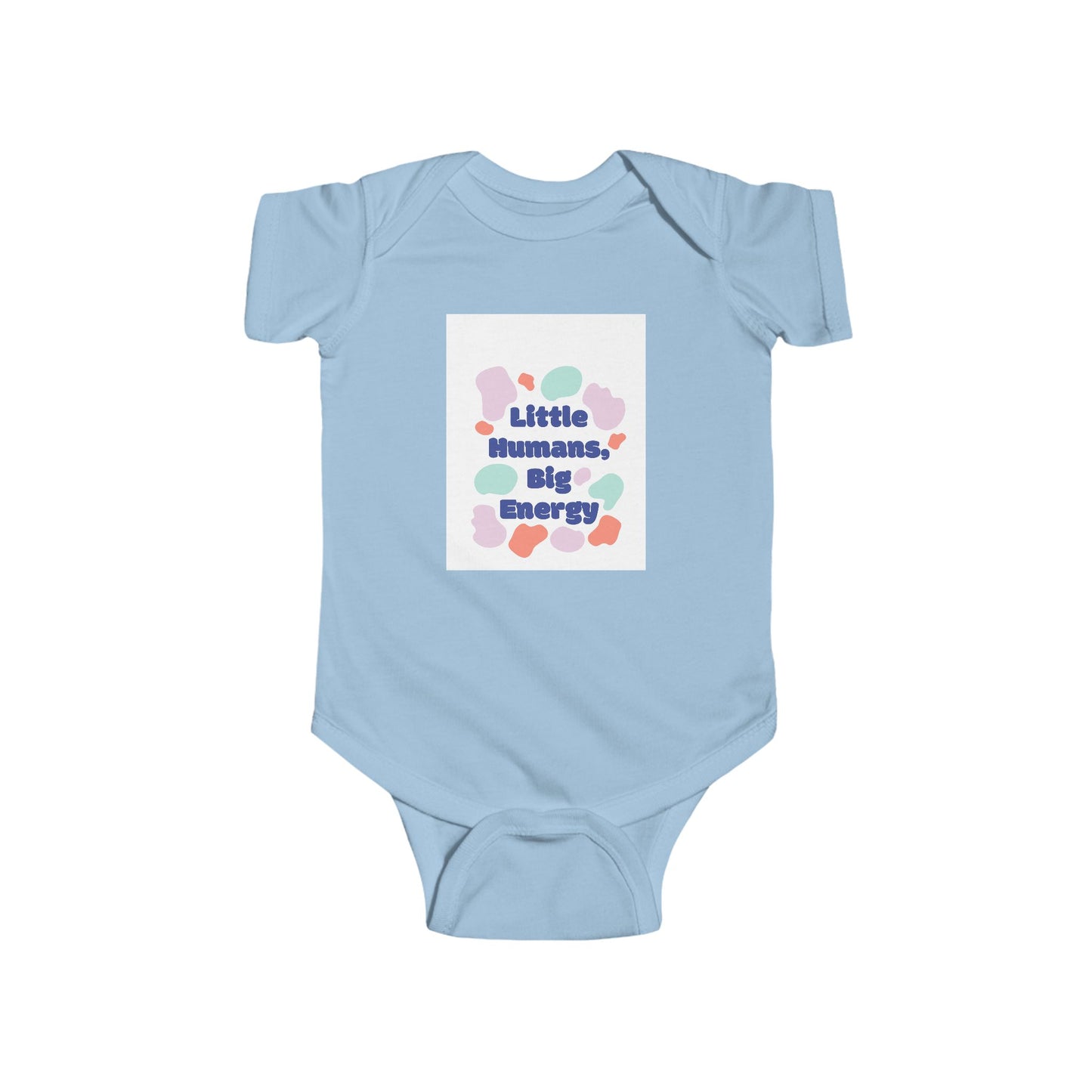 Adorable Infant Bodysuit - 'Little Humans, Big Energy'