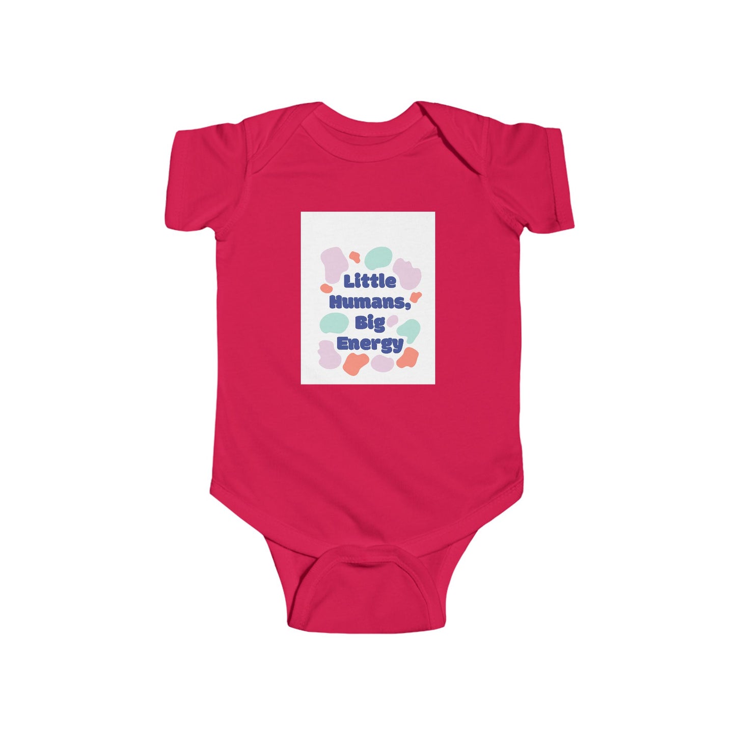 Adorable Infant Bodysuit - 'Little Humans, Big Energy'