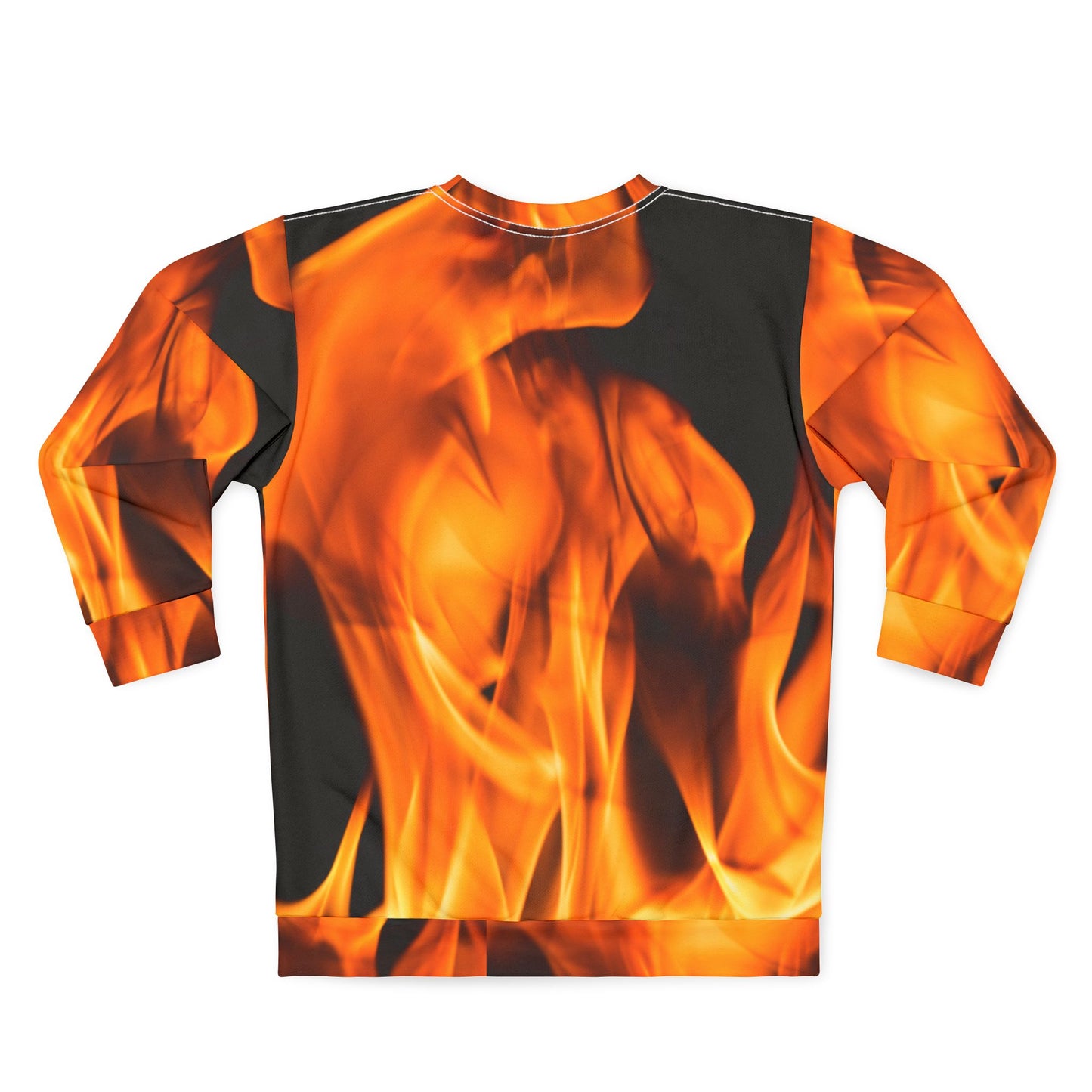 Flame Design Unisex Sweatshirt - Bold Style for Warm Comfort