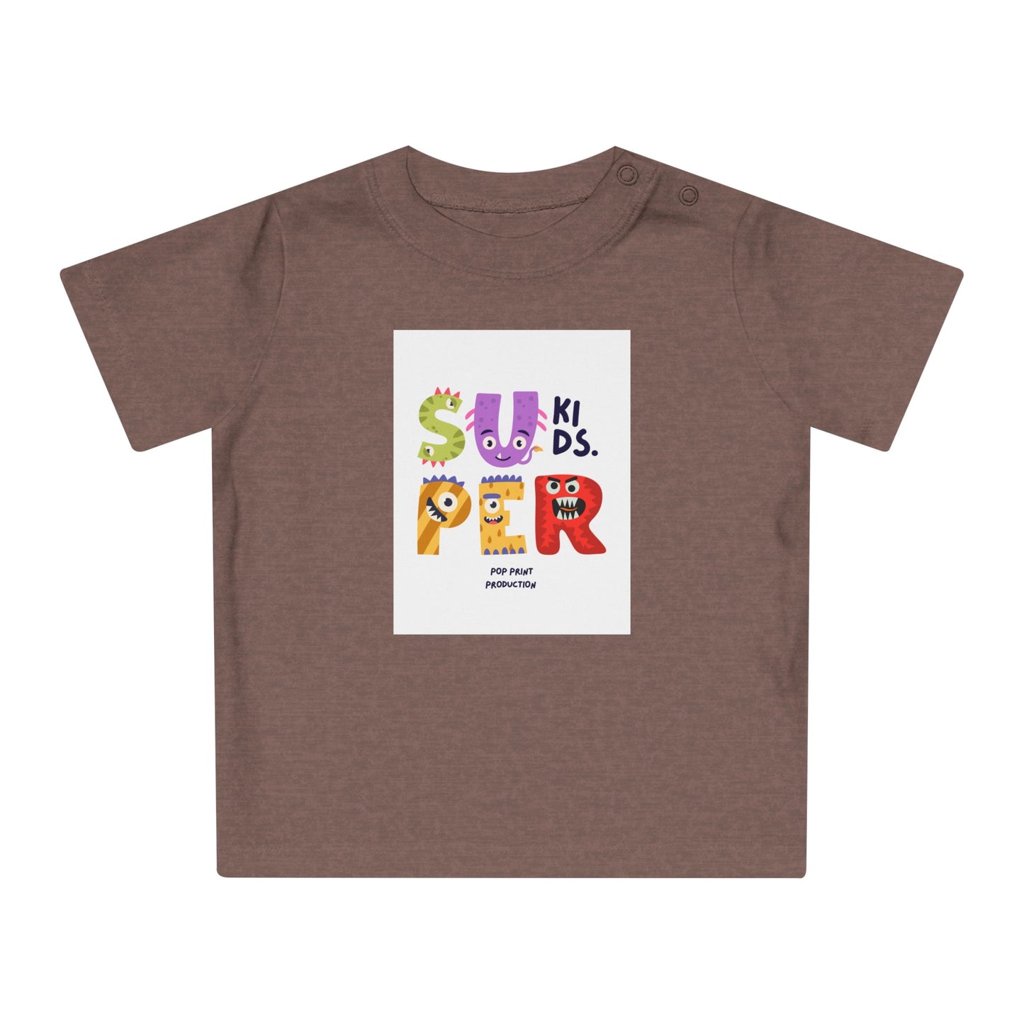 Super Kids Baby T-Shirt - Cute Cartoon Design for Playful Infants