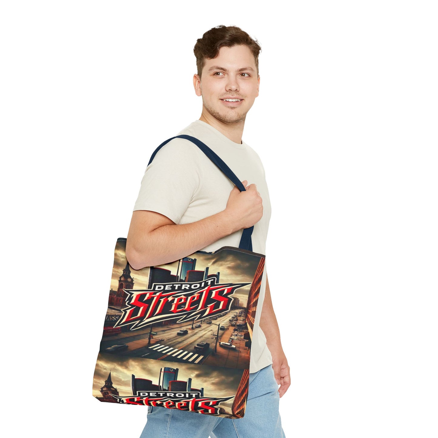 Detroit Streets Tote Bag - Stylish Urban Carryall for City Lovers