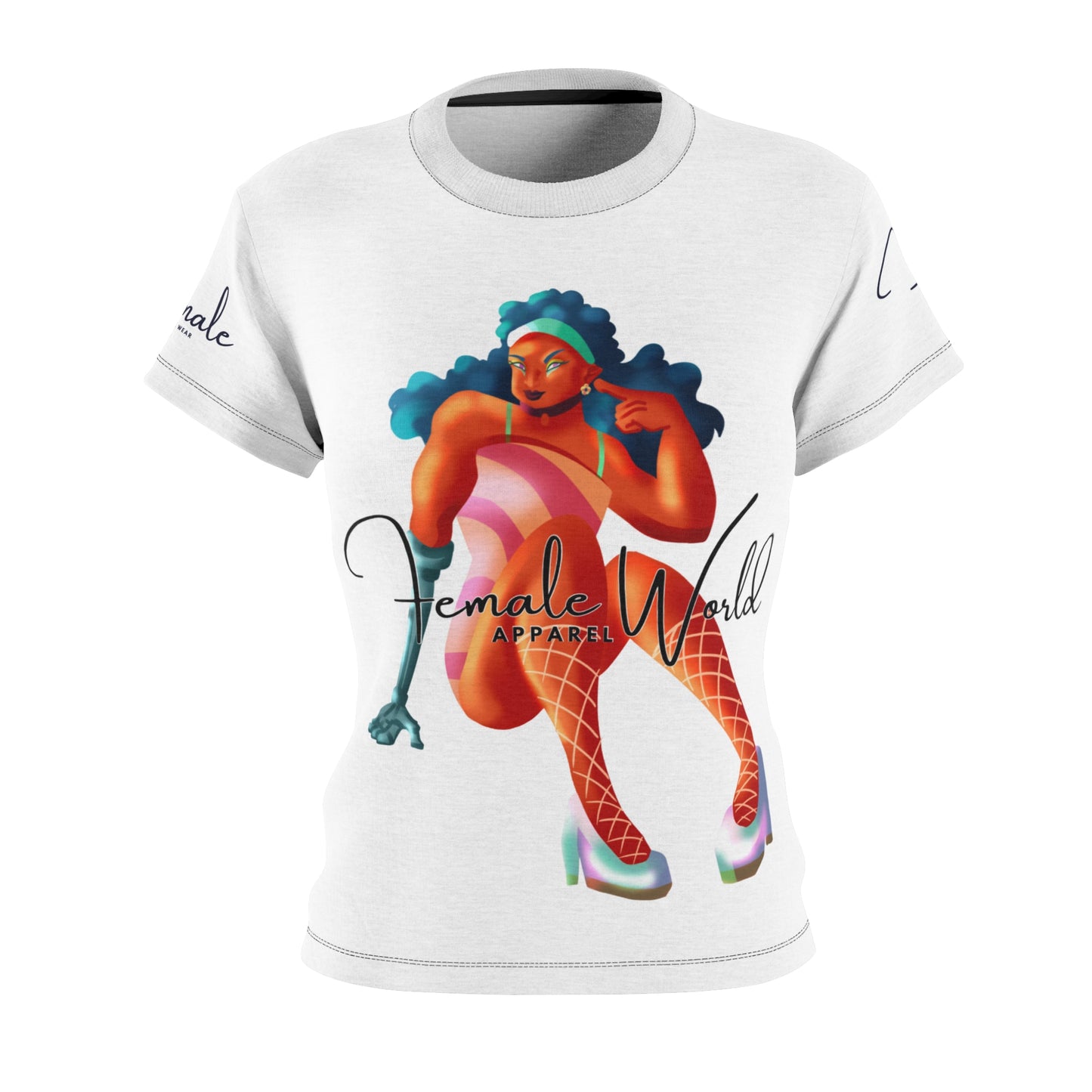 Empowered Women’s Cut & Sew Tee - Female World Apparel