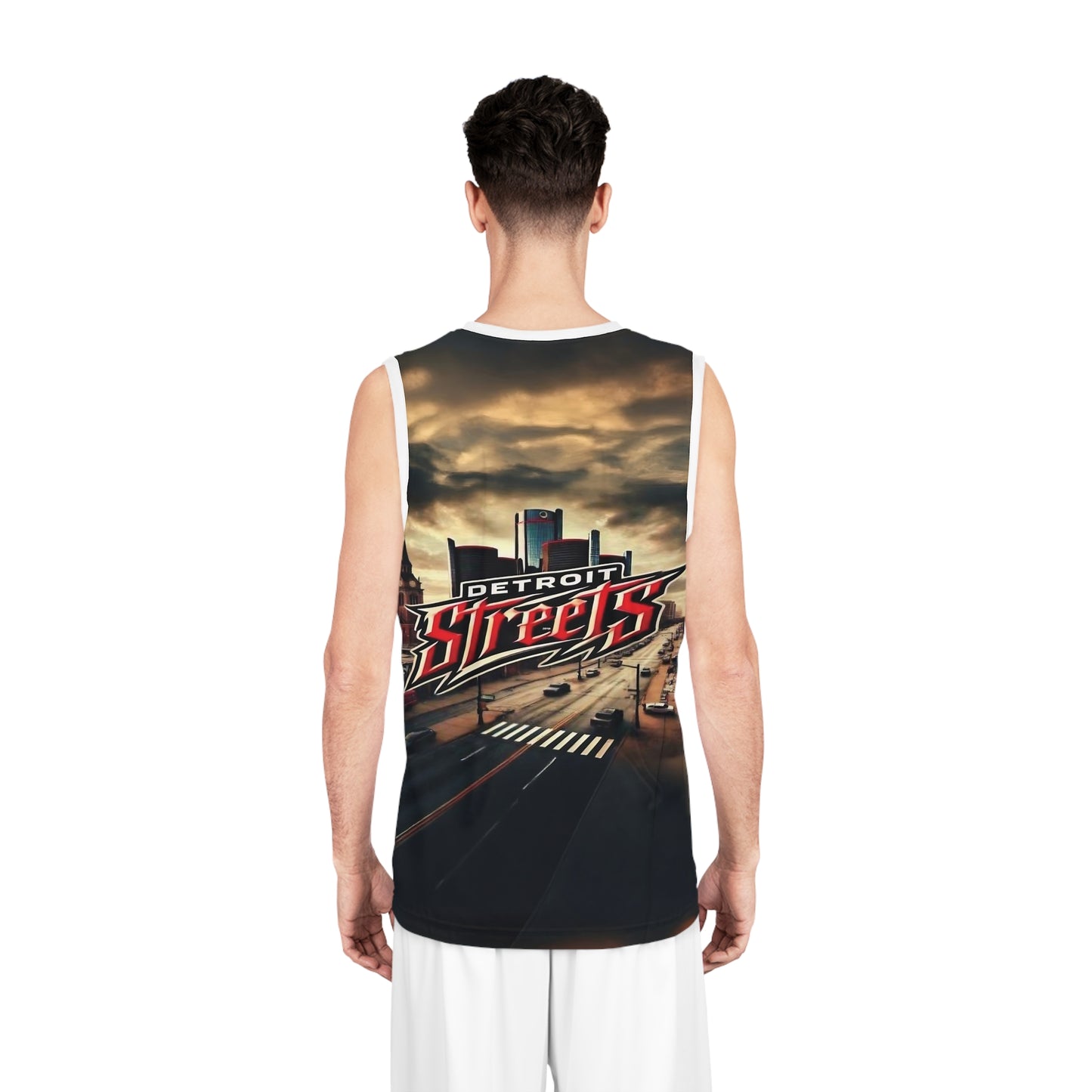 Detroit Streets Basketball Jersey | Urban Style Sportswear | Game Day Apparel