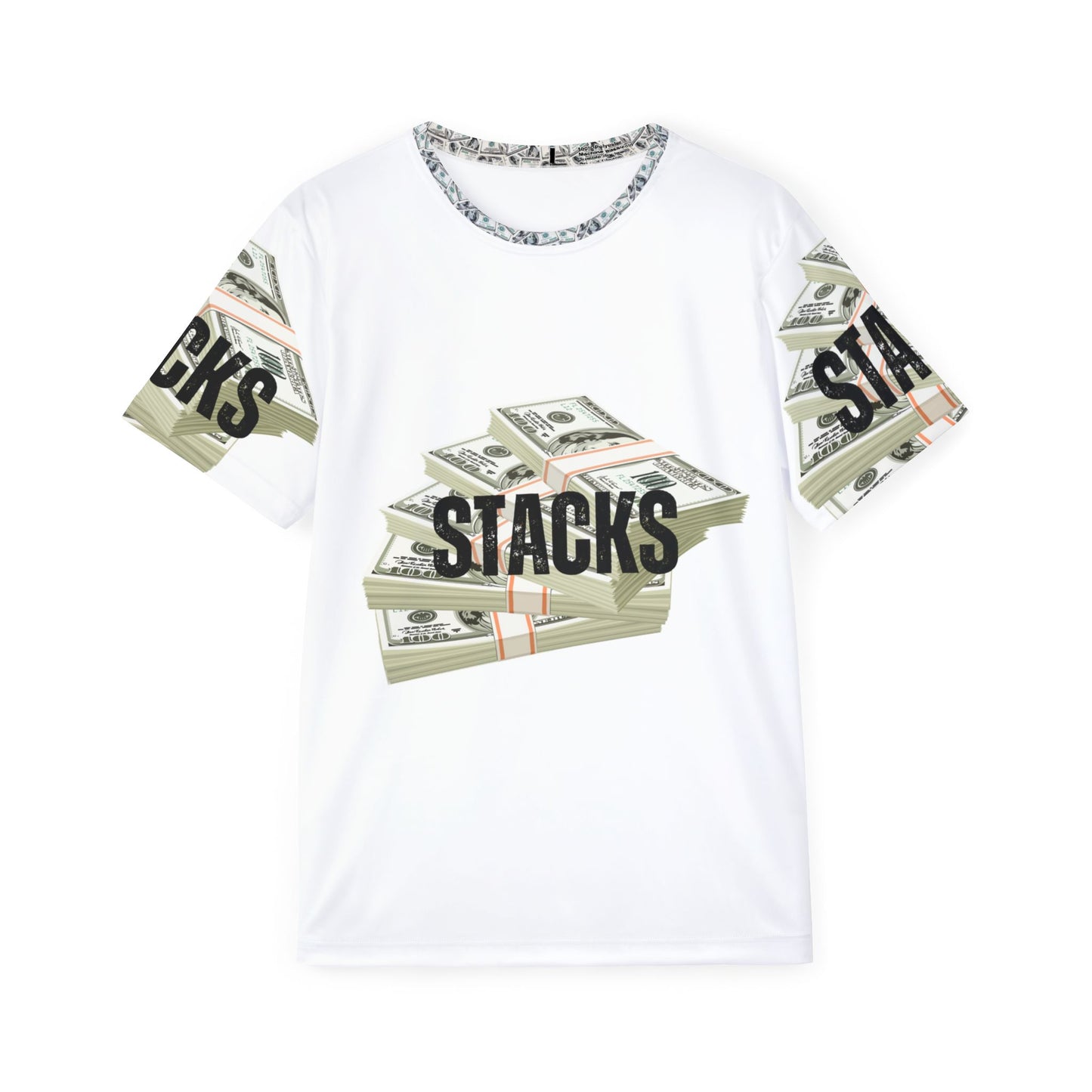 Trendy Money Stacks Collection Sports Jersey for Men - Stylish Athletic Wear