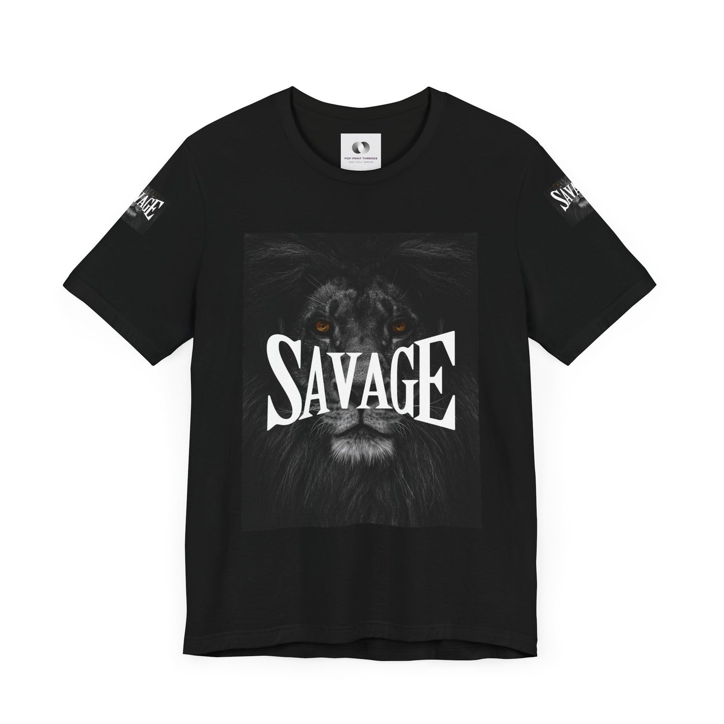 Savage Lion Graphic Tee - Unisex Short Sleeve Shirt