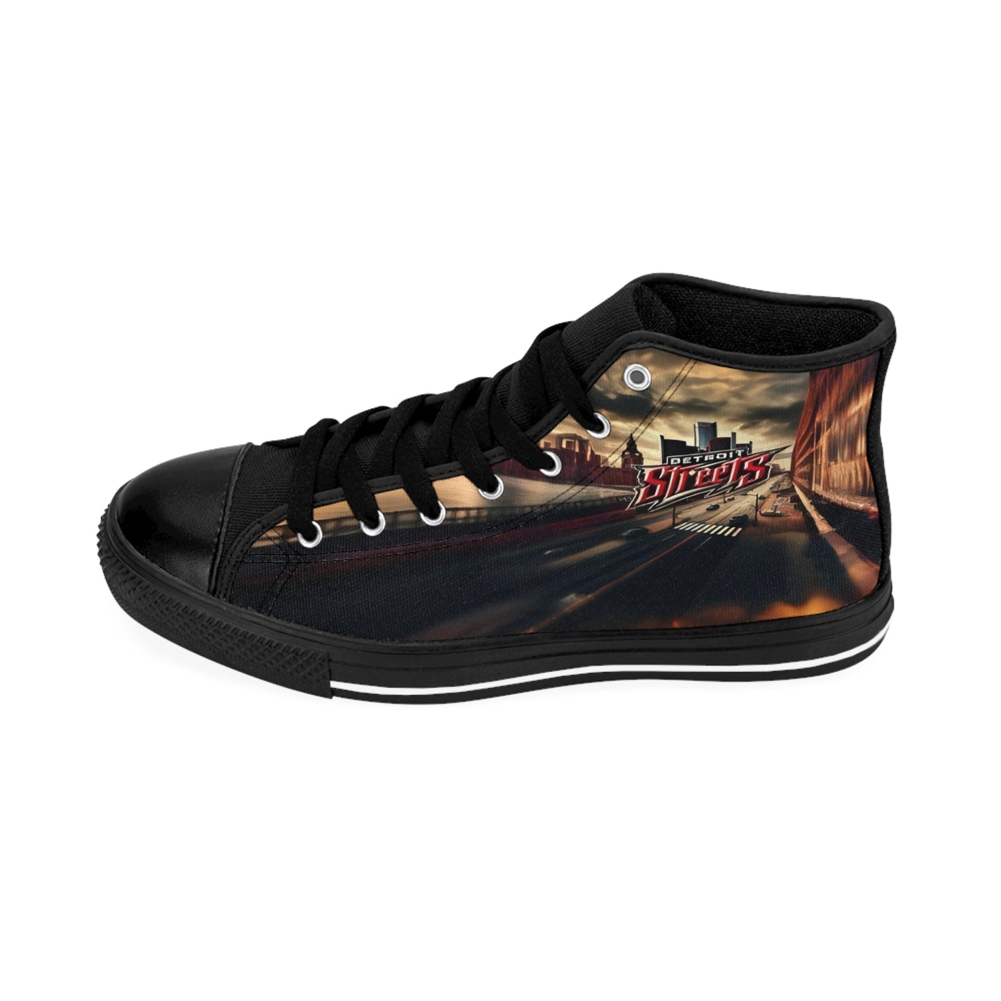 Detroit Streets Urban Style Men’s Sneakers - Trendy Streetwear for Everyday Adventures